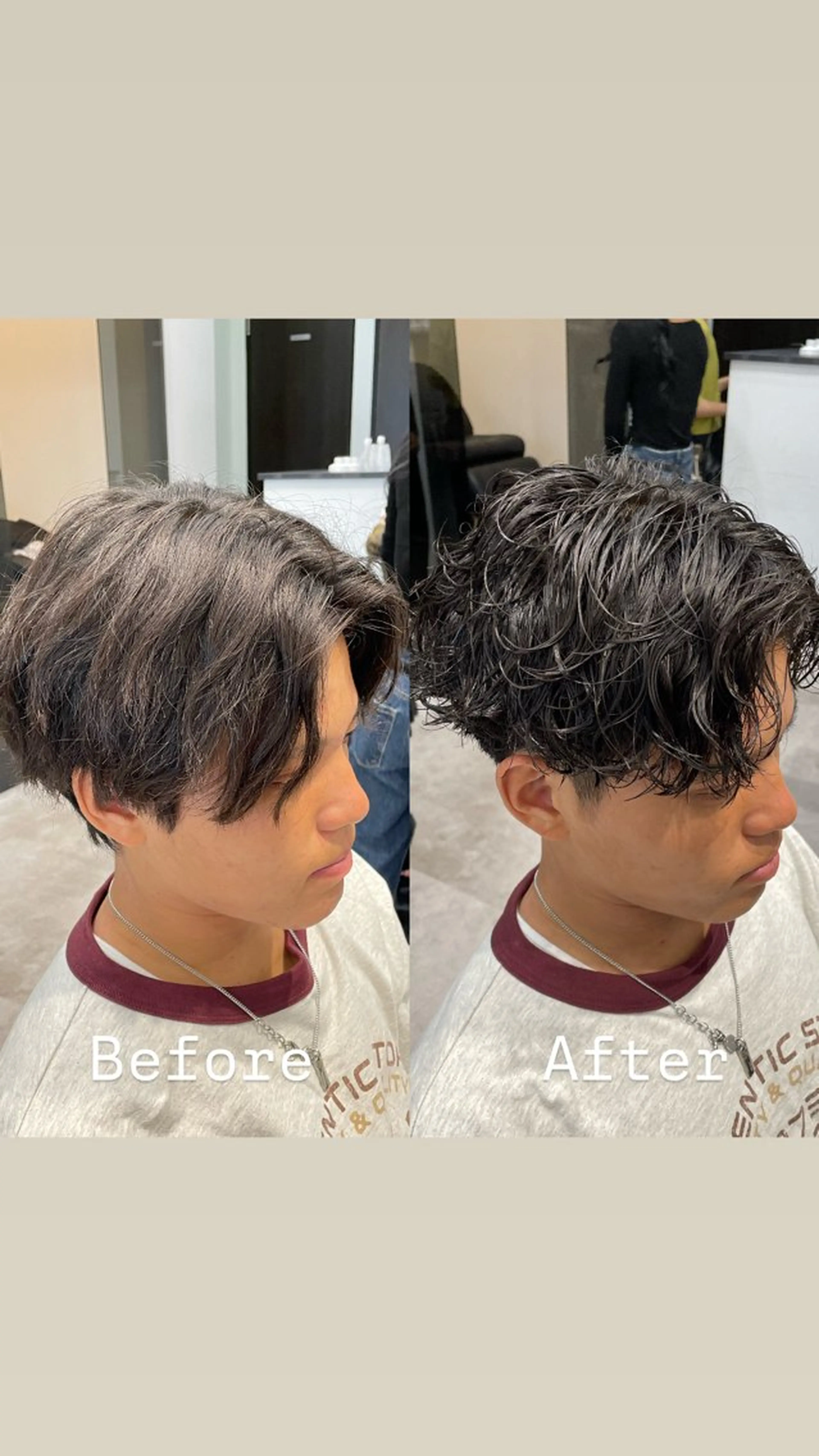 パーマ メンズ カット パーマ メンズ特化 / ツイスパ🔥高林拓斗のヘアスタイル