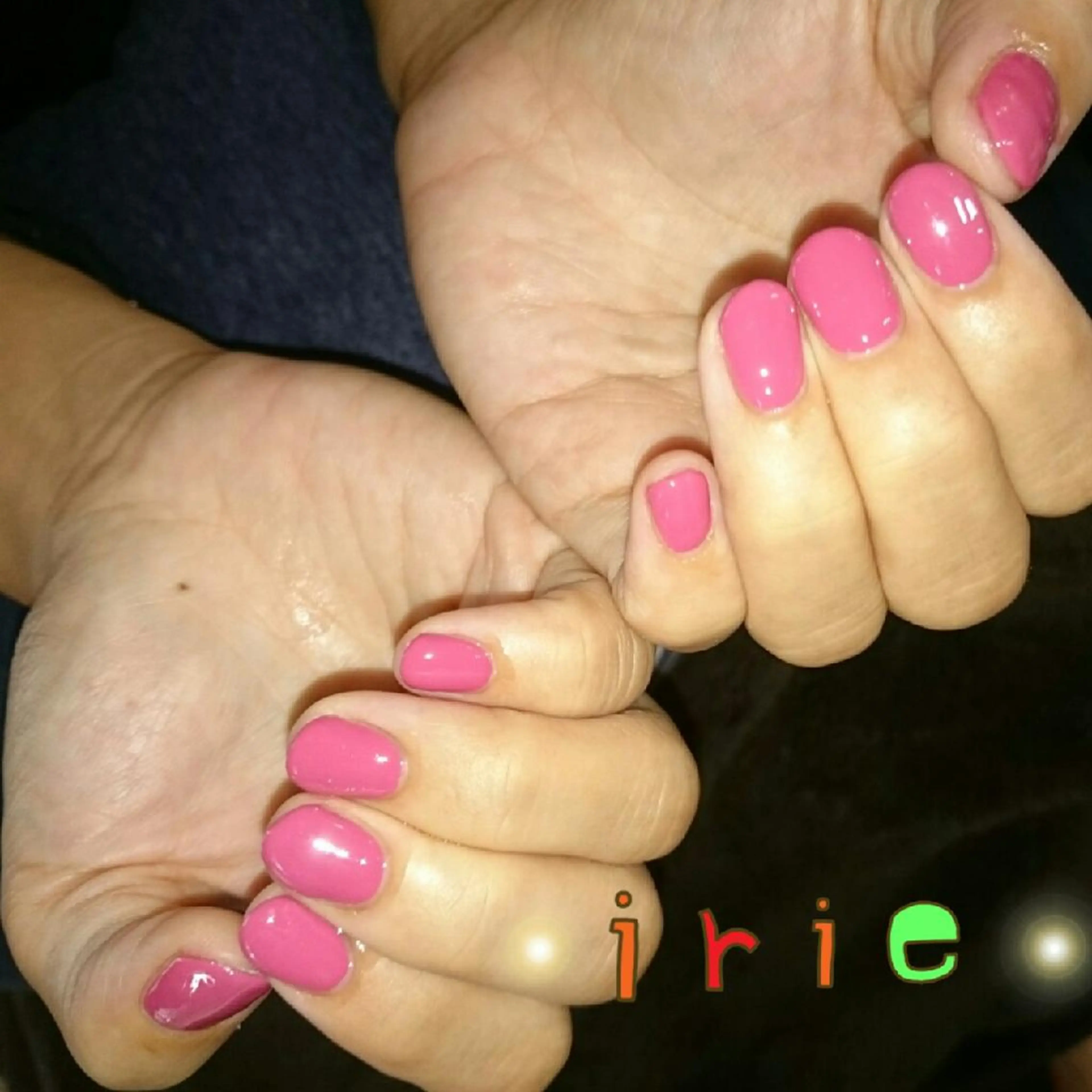 カラー パーマ ヘアアレンジ メンズ キッズ ネイル フットネイル シンプルネイル Hair salon Irie所属・與儀 知佳のネイルデザイン