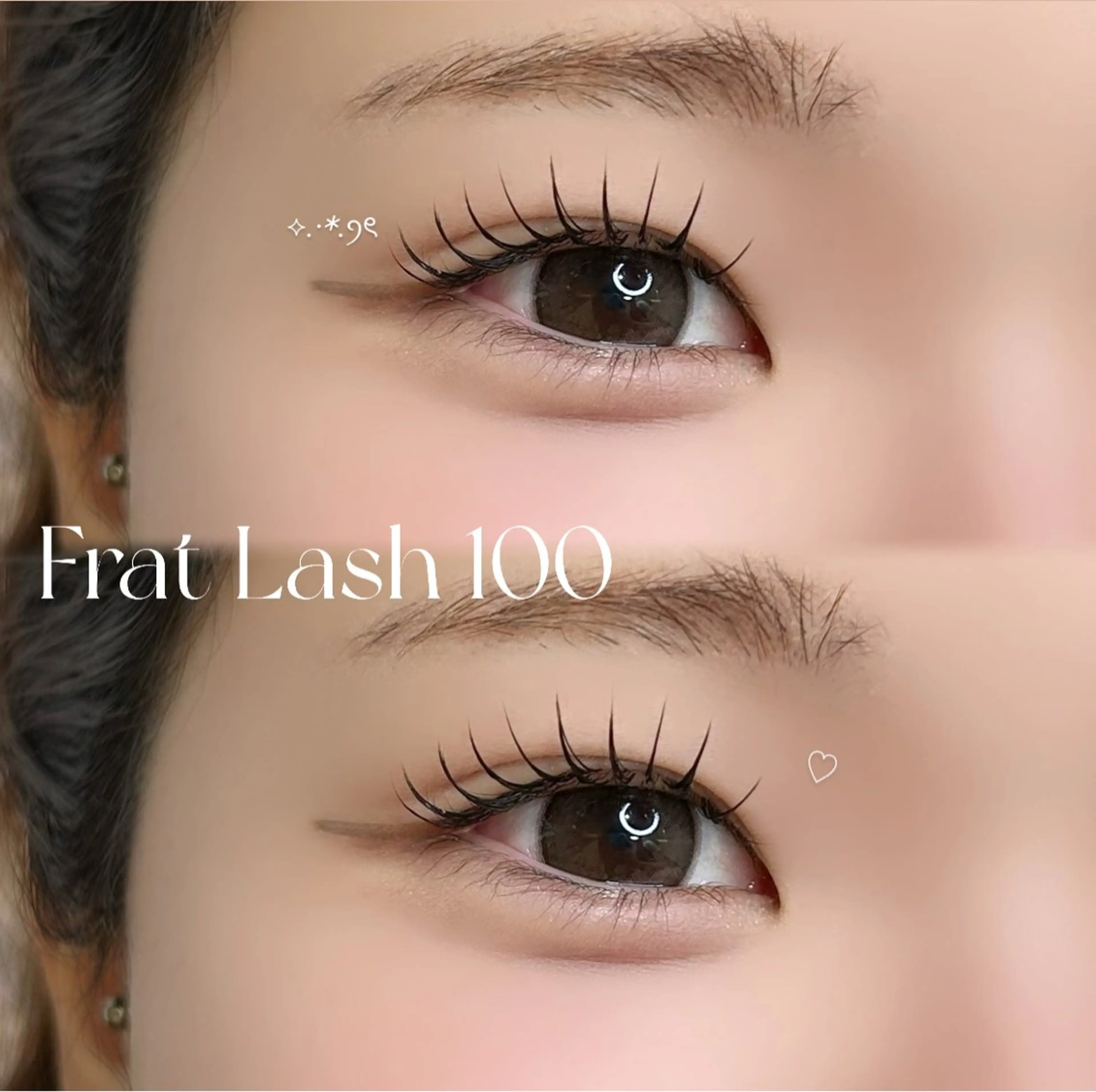 マツエク・マツパ CCカール Cカール カラーマツエク キュート Dカール マツエク mila. mahina 天神のマツエク・マツパデザイン