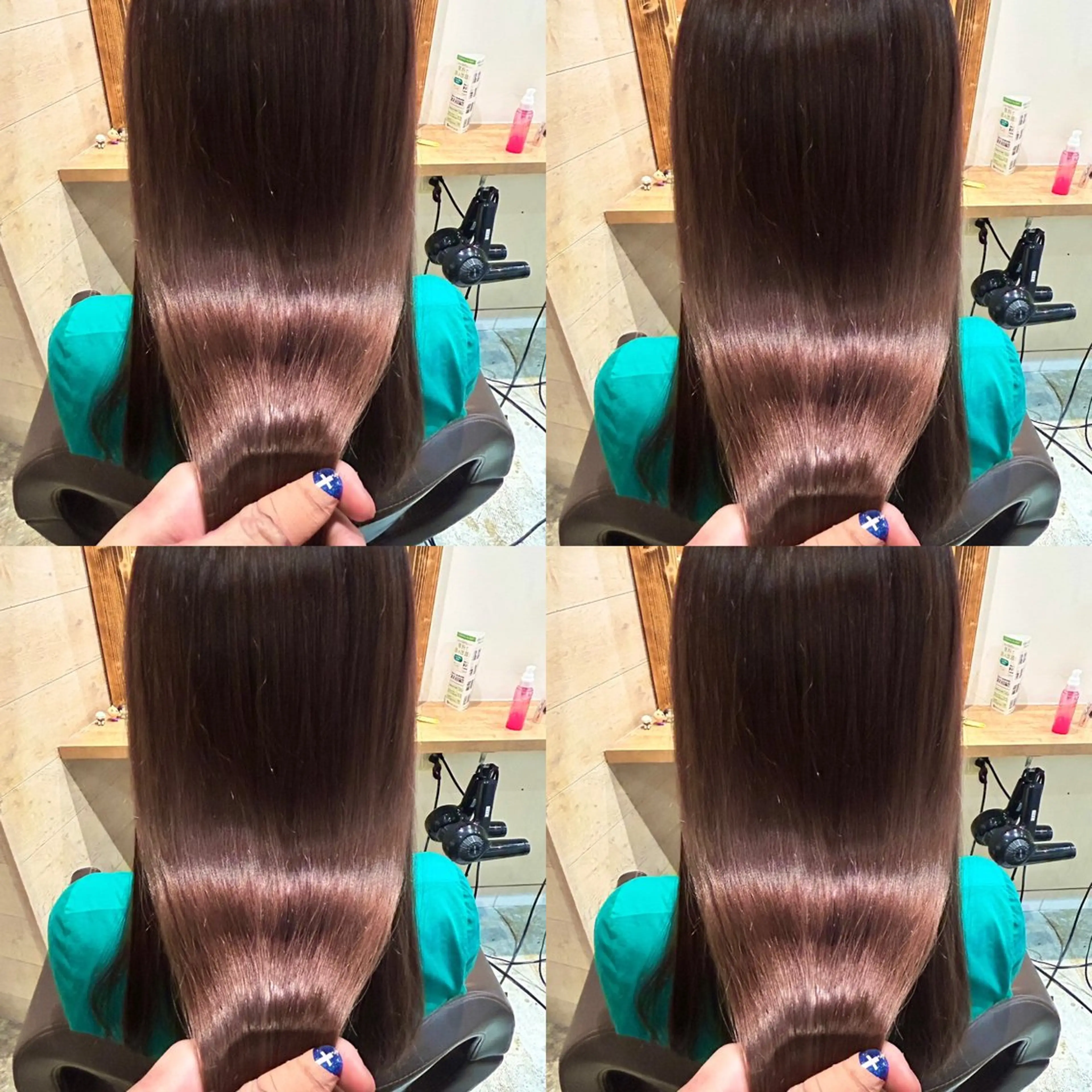 ロング カラー ヘアカラー トリートメント 店長✨️韓国ヘア✖️ 髪質改善カラー／純大のヘアスタイル