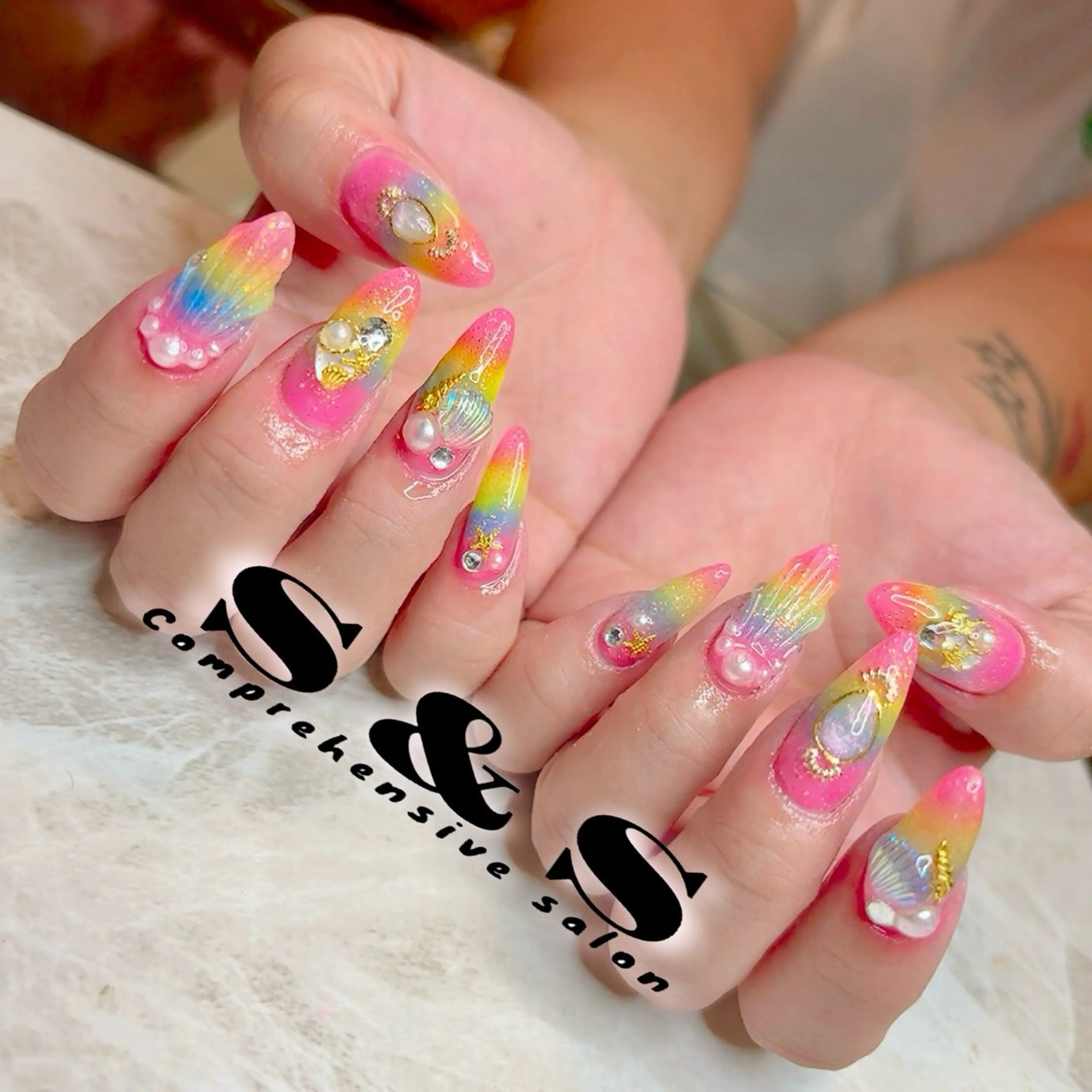 ネイル 夏ネイル S&S 村田小百合のネイルデザイン