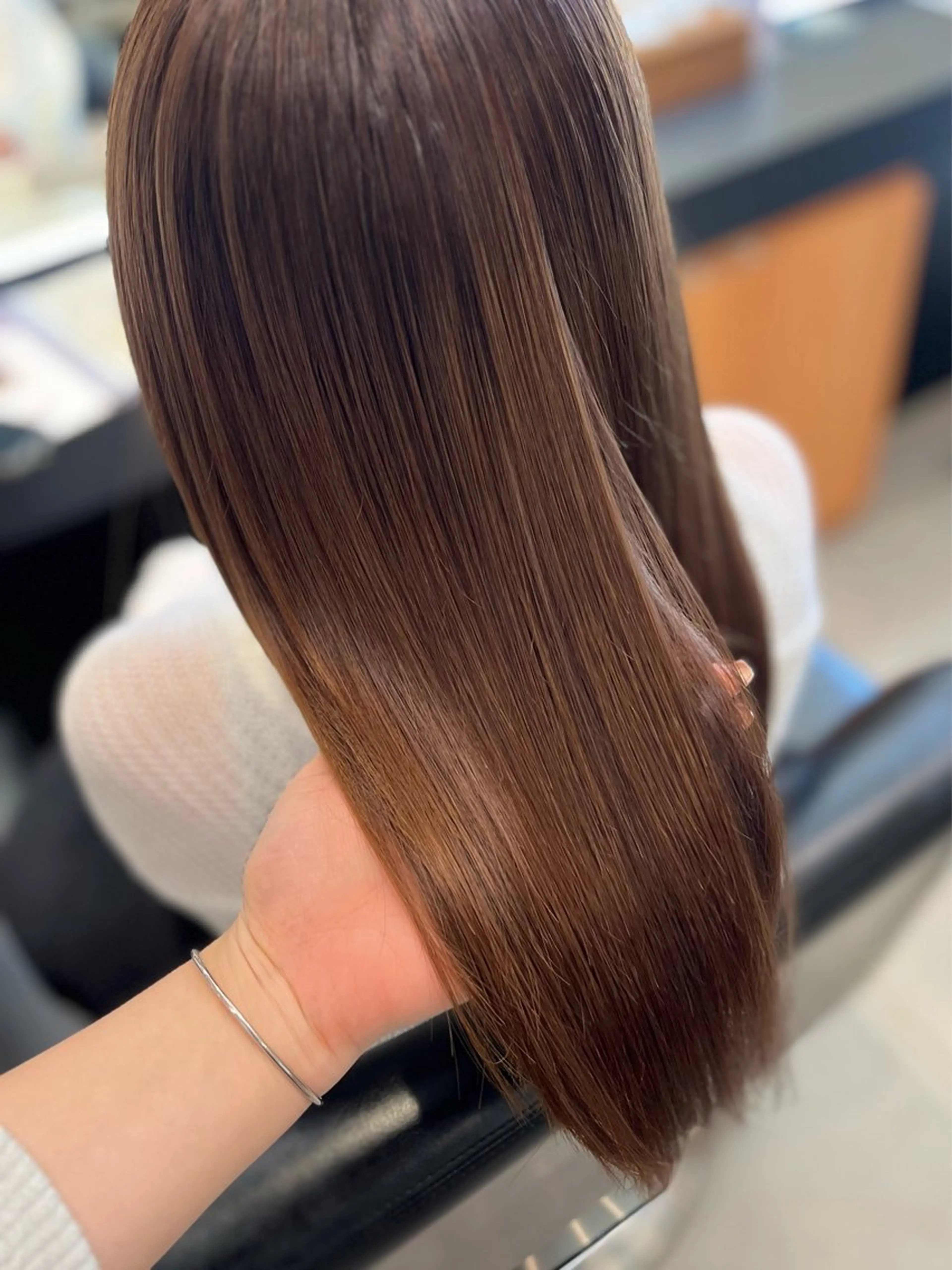 ミディアム 髪質改善 髪質改善・水素カラー ARIA(ému)のヘアスタイル