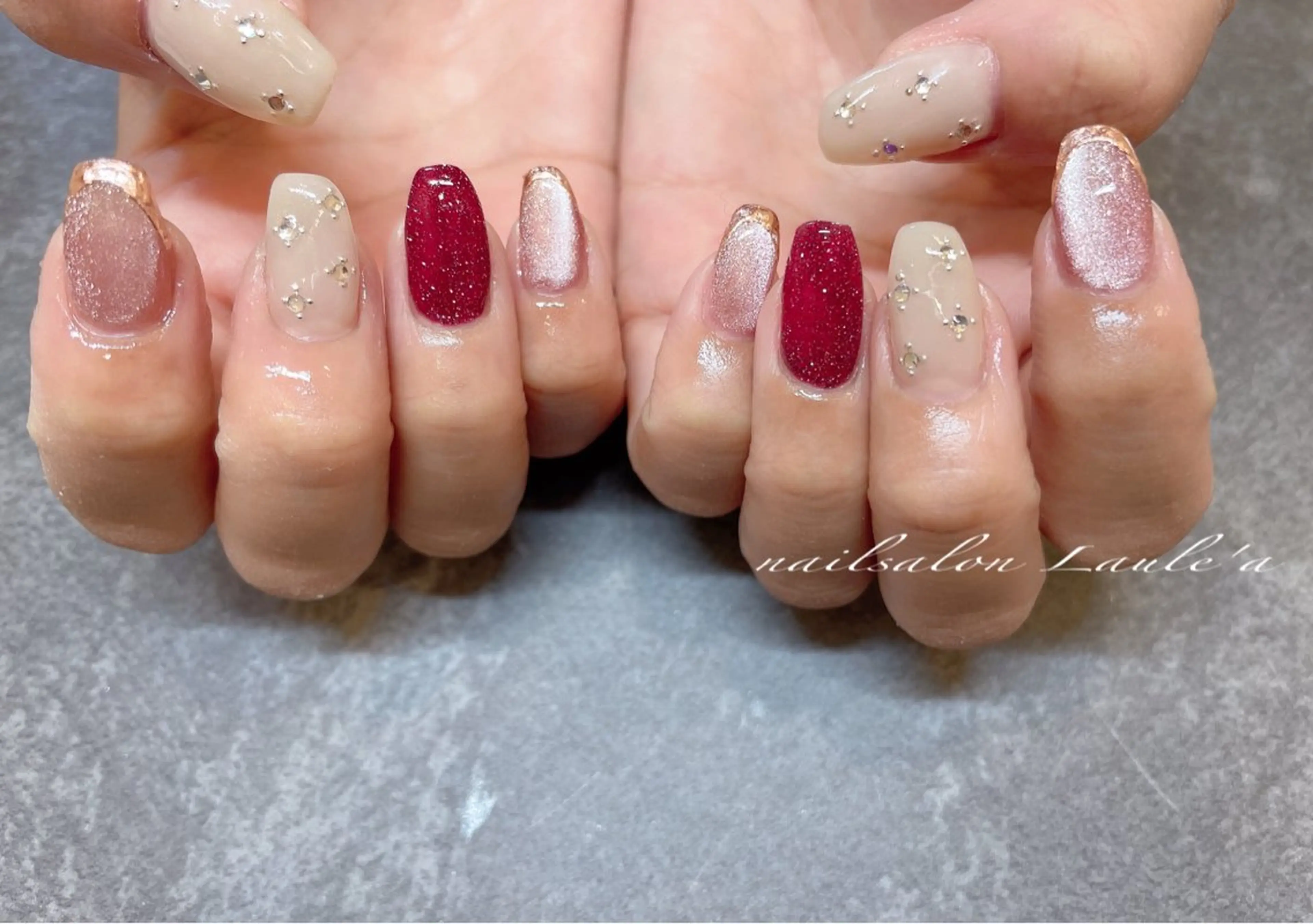 ネイル ハンドネイル nailsalon Laule'aのネイルデザイン