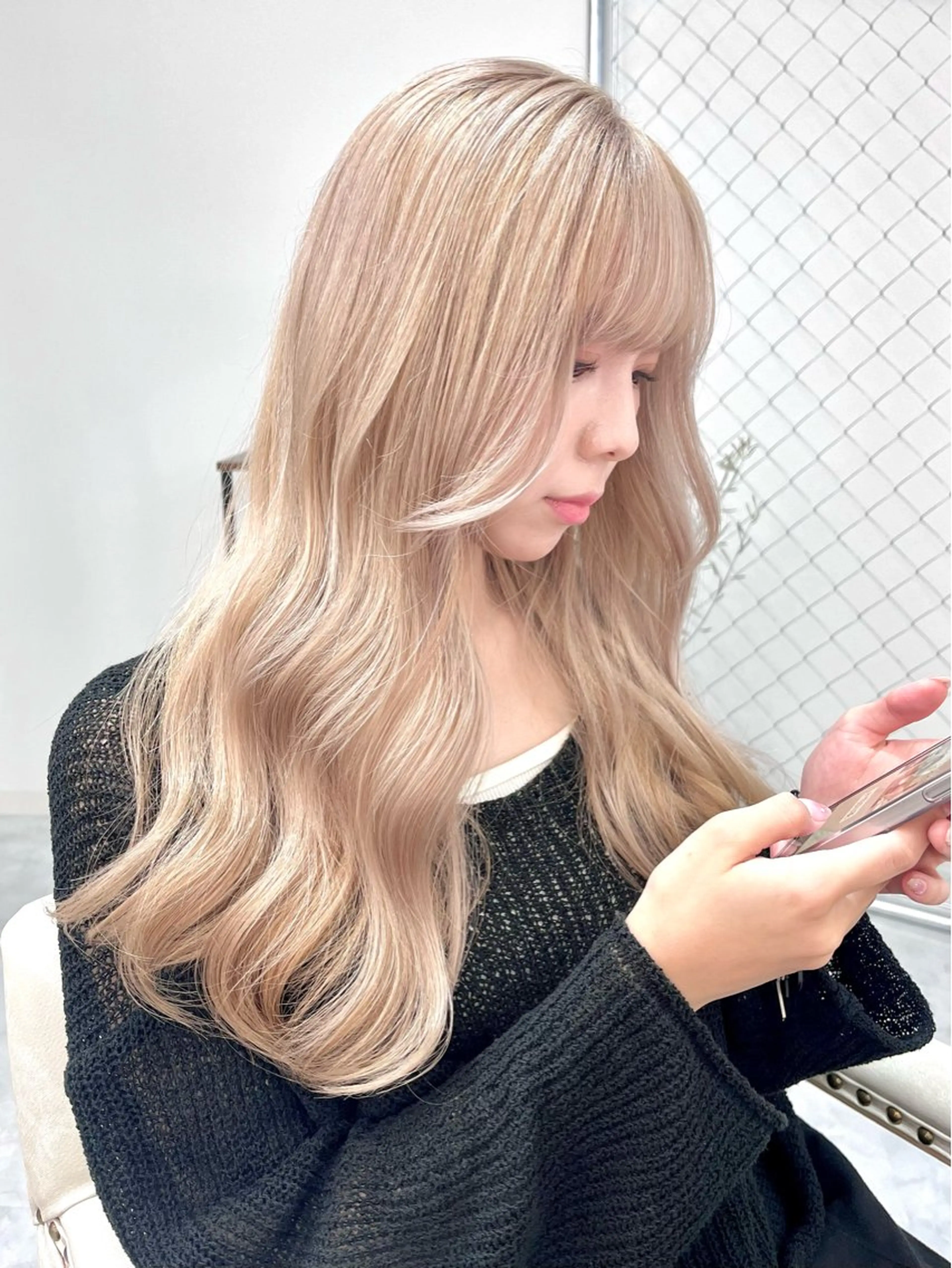 カラー 漆畑 莉奈のヘアスタイル