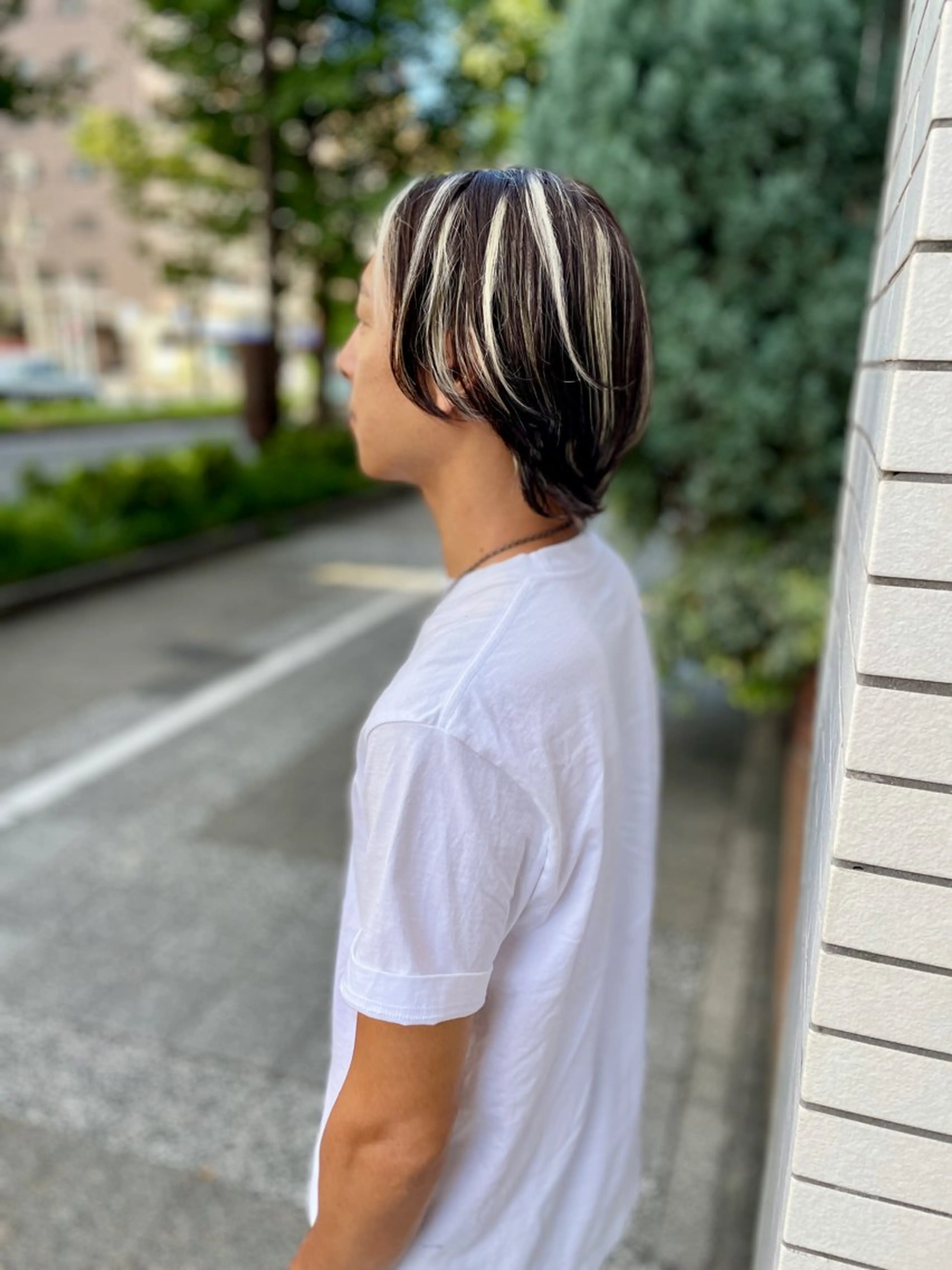 カラー Cure2所属・🌈白いハイライト 🌈 🐶ノザワ🐶のヘアスタイル