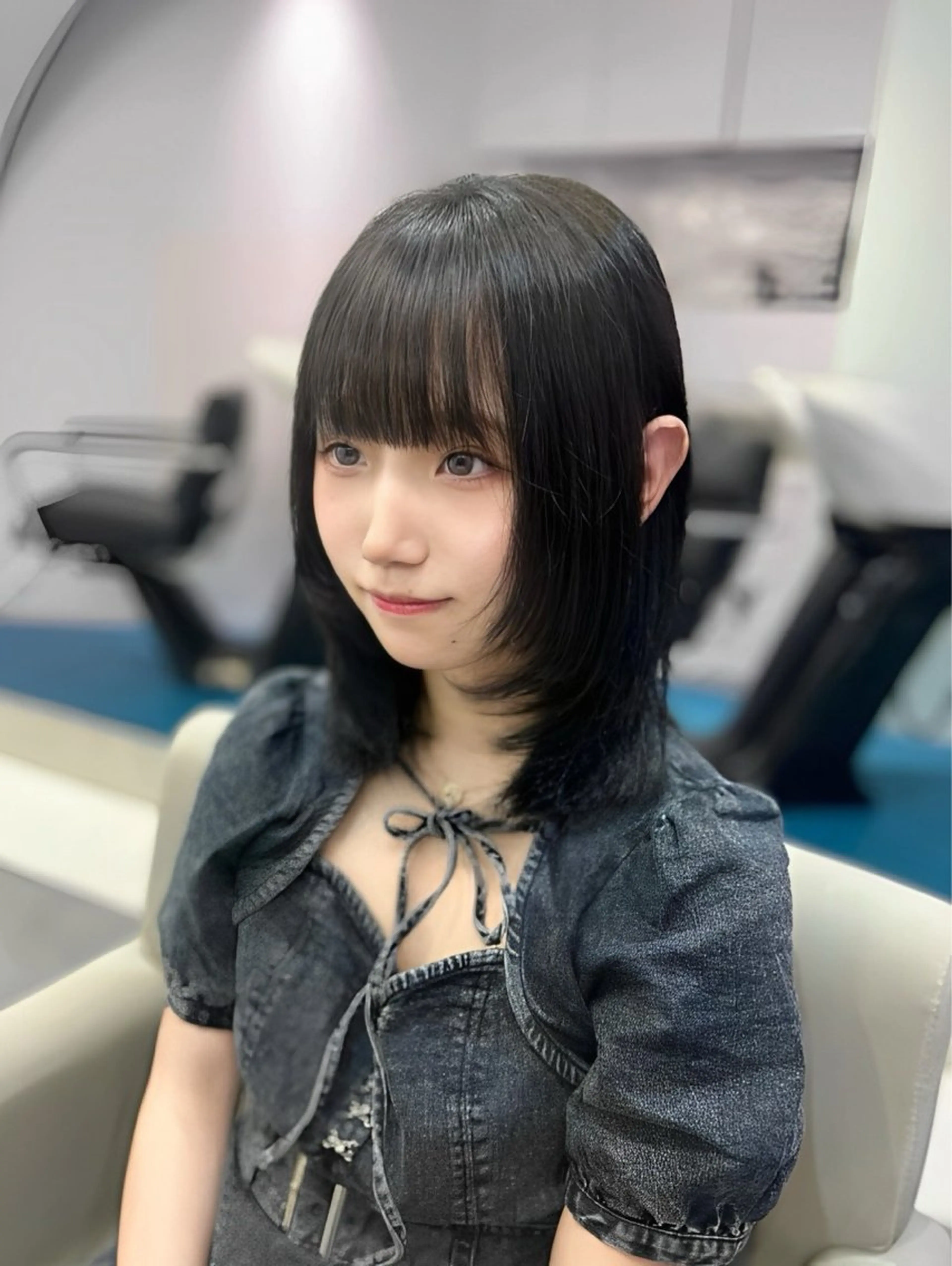 💛ミディアムカット+フルカラー+選べるヘアケアの写真