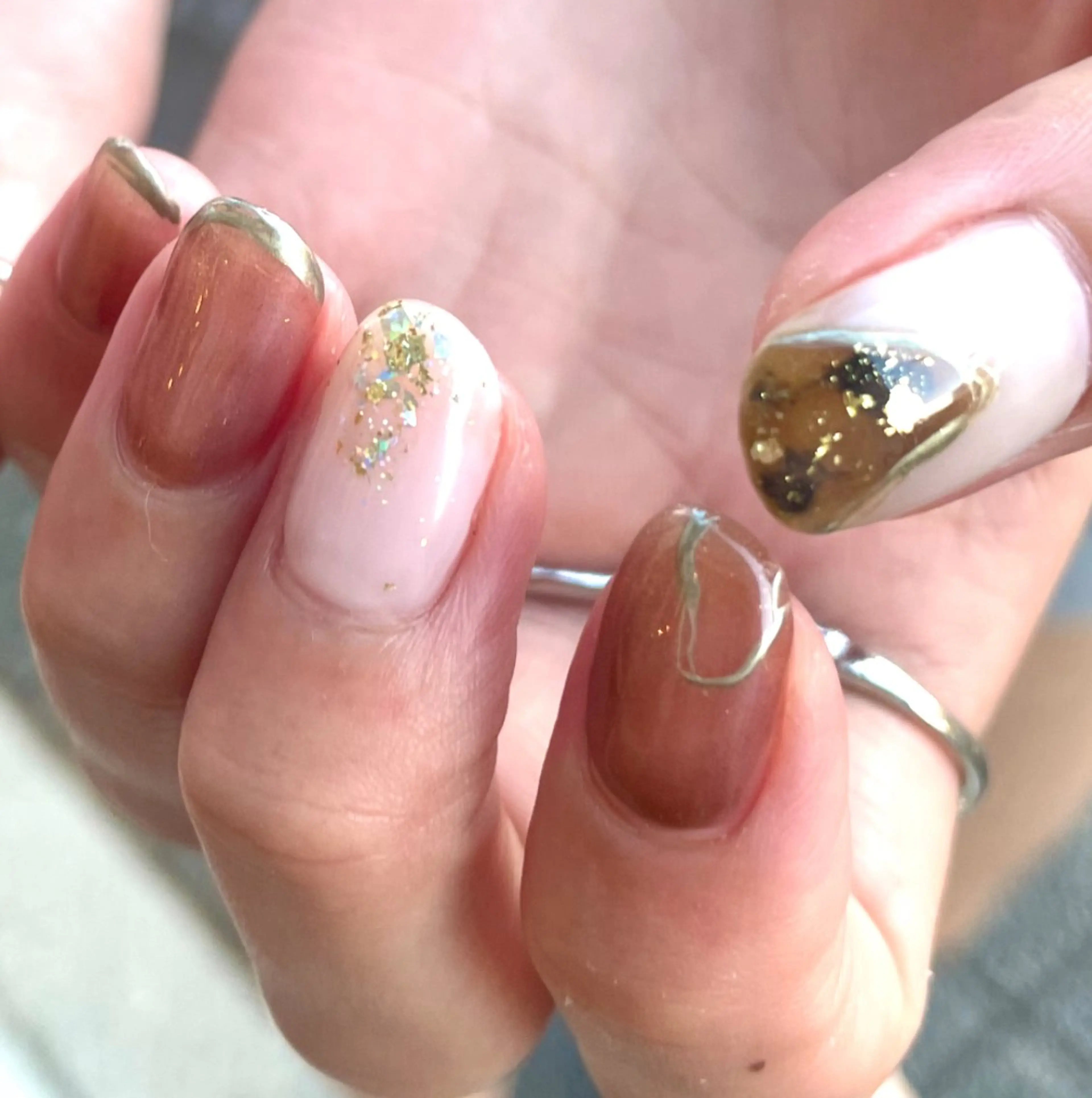 ネイル アートネイル べっ甲ネイル フラワーネイル フットネイル フレンチネイル Seemly 千田町店所属・フラワーパラジェル 🌸シームリーエミのネイルデザイン