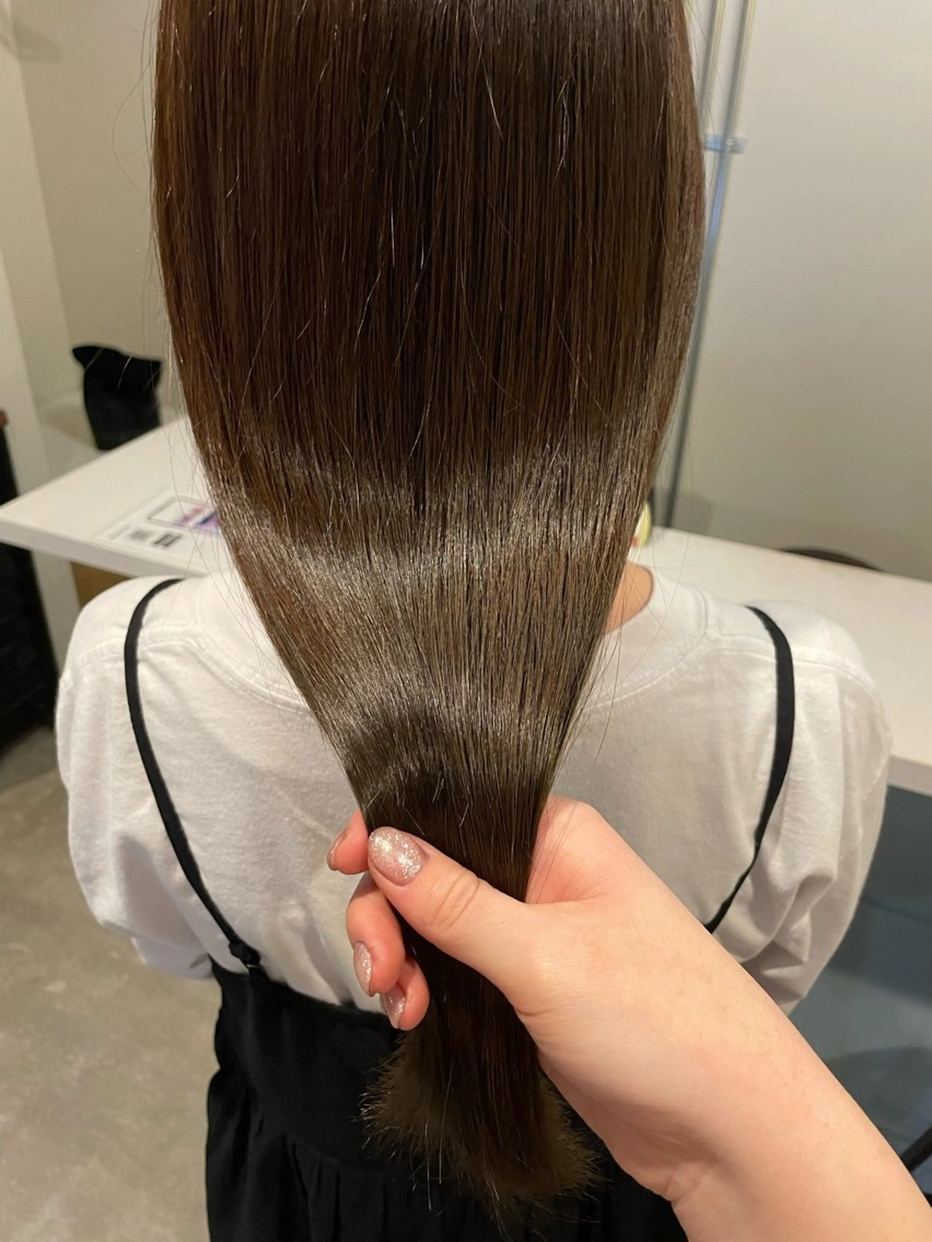 縮毛矯正の写真