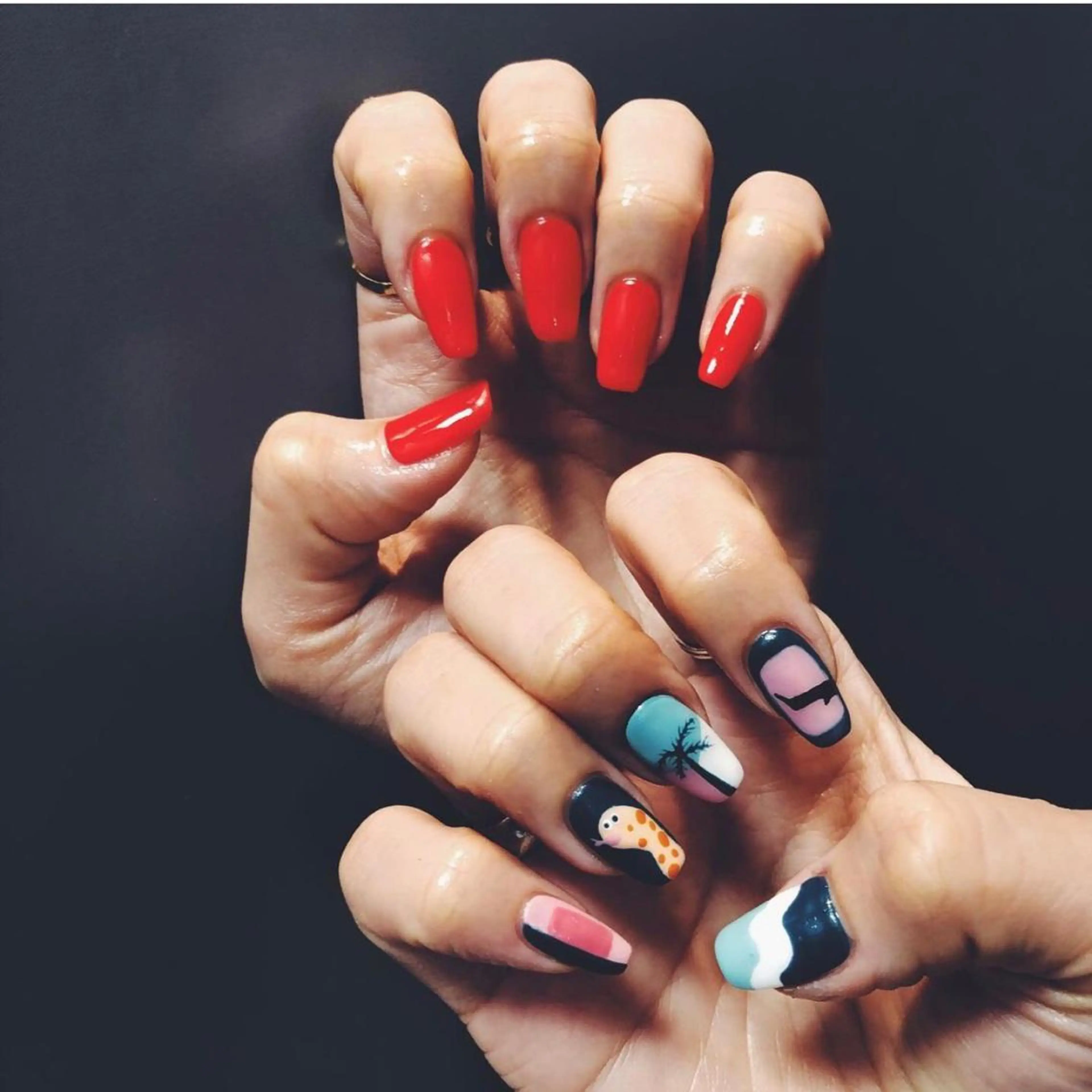 ネイル アートネイル ハンドネイル フットネイル ハンドケア Nes.Nail所属・Miyagi Asamiのネイルデザイン