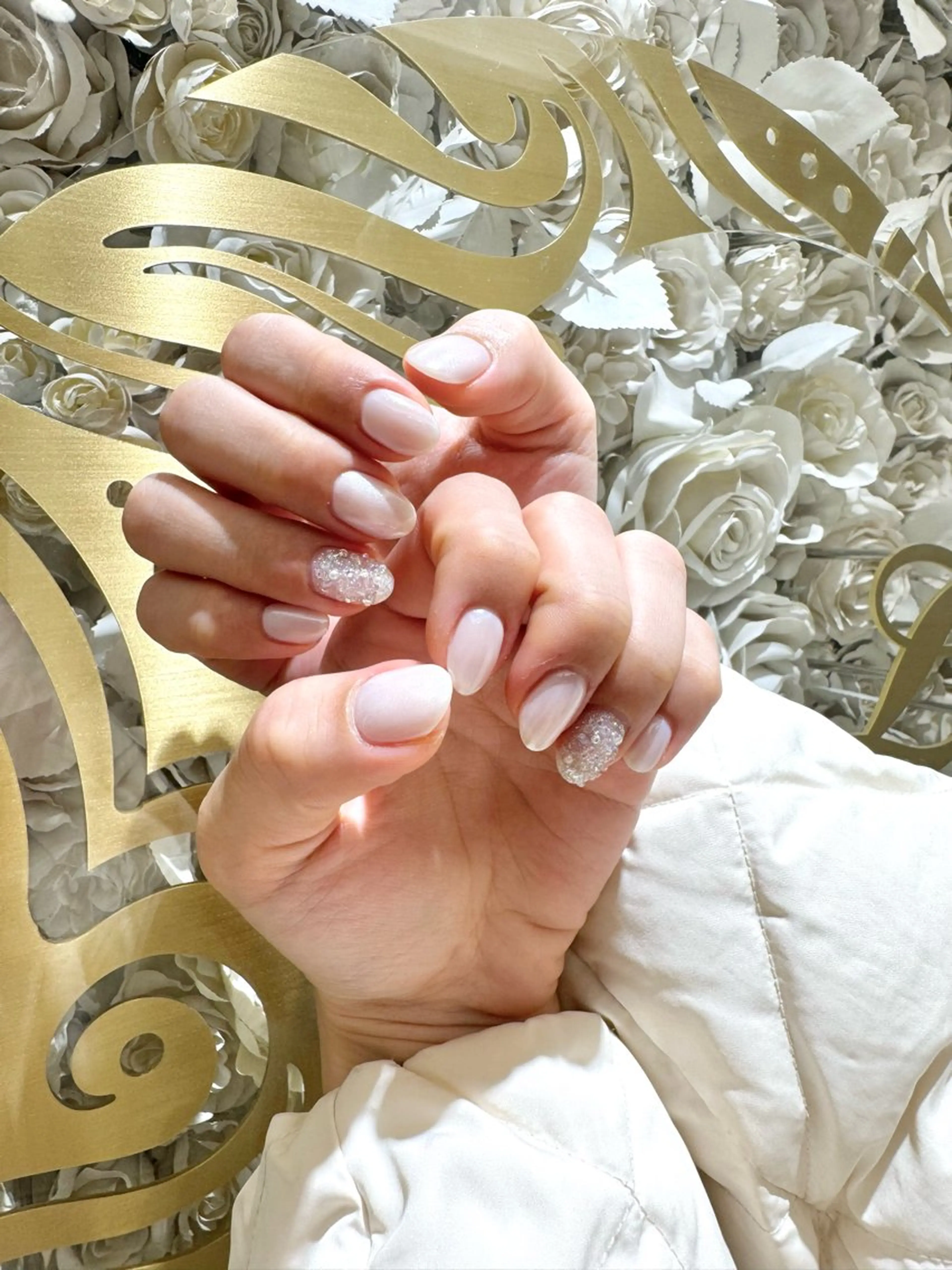 ネイル ミラーネイル ハンドネイル La Luna アヤカのネイルデザイン