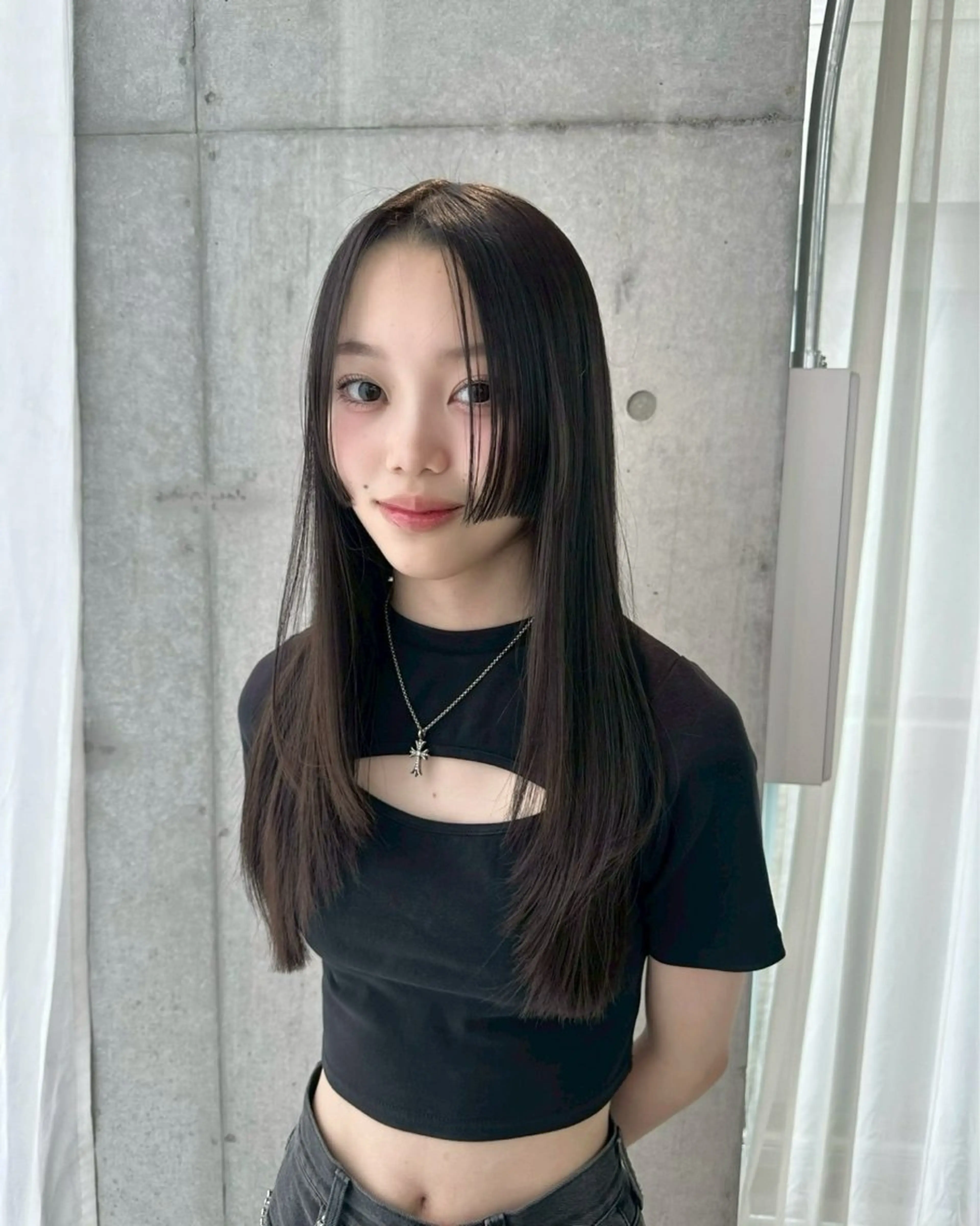 ロング 透明感カラー ‎🤍Harukaのヘアスタイル