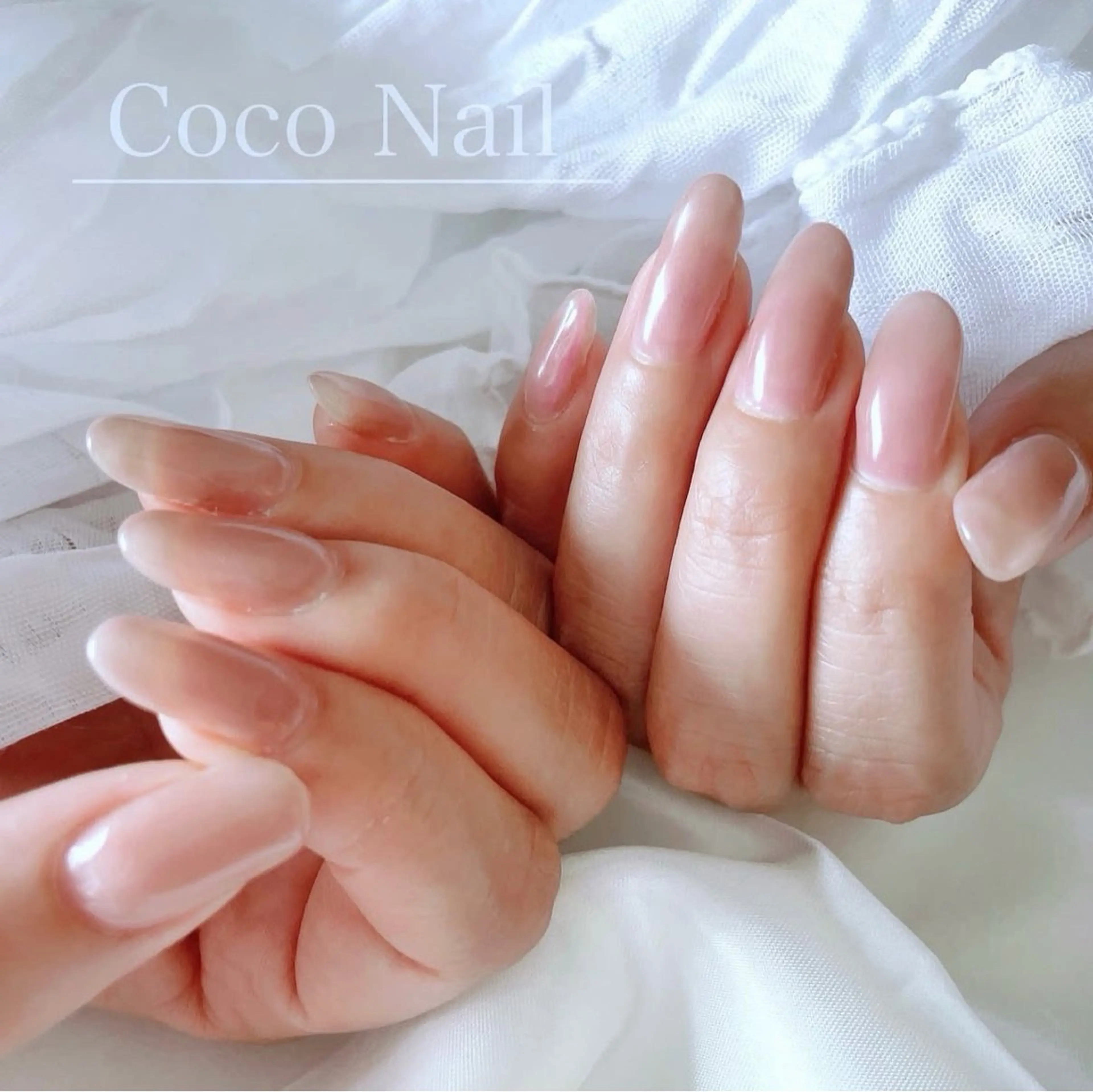 ネイル ジェルネイル マグネットネイル ワンカラーネイル パラジェル ピンク ハンドネイル Coco Nail所属・Coco Nail ネイルサロンのネイルデザイン