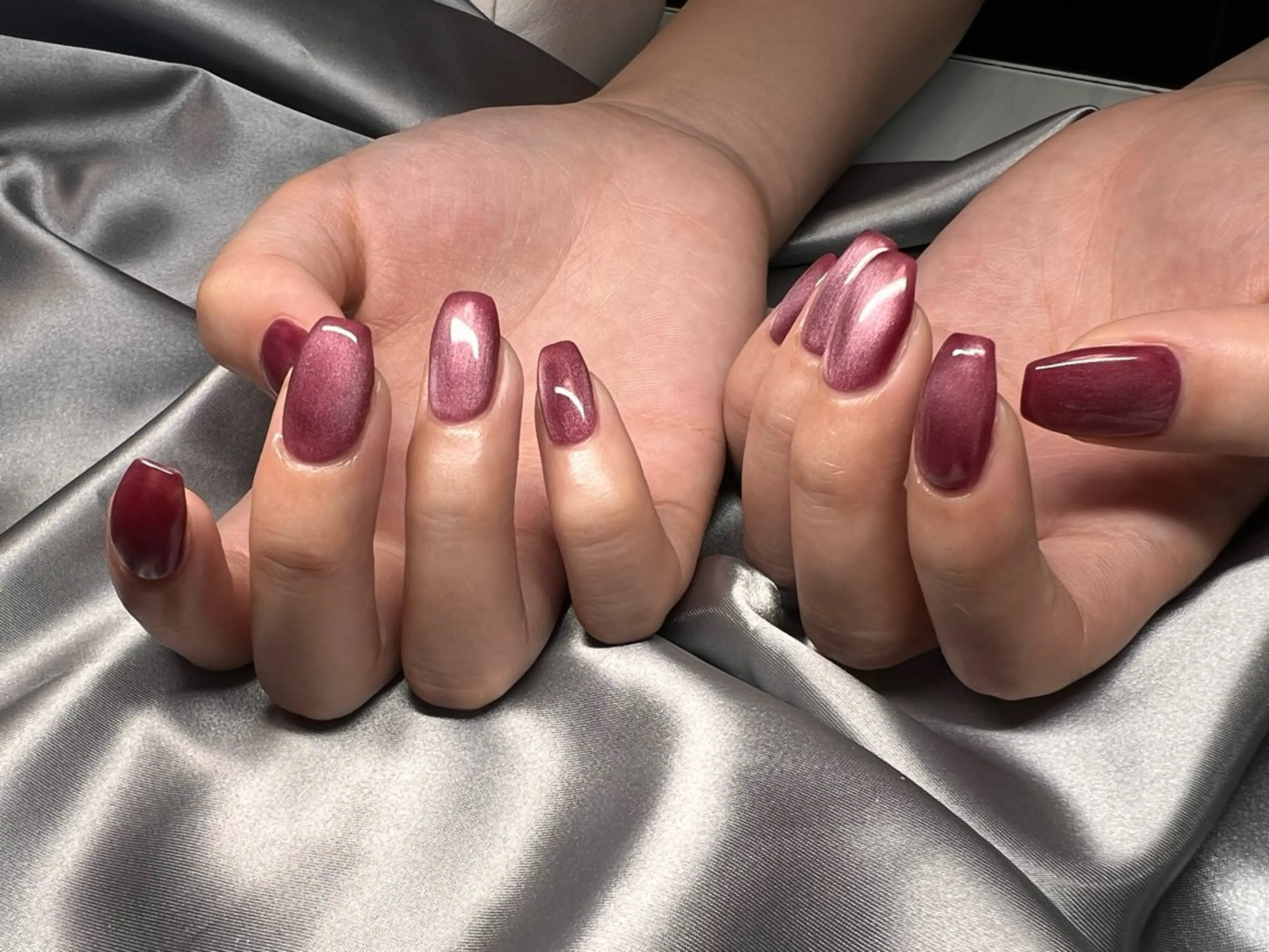 大人気✩.*˚話題のマグネットネイル💅★*の写真