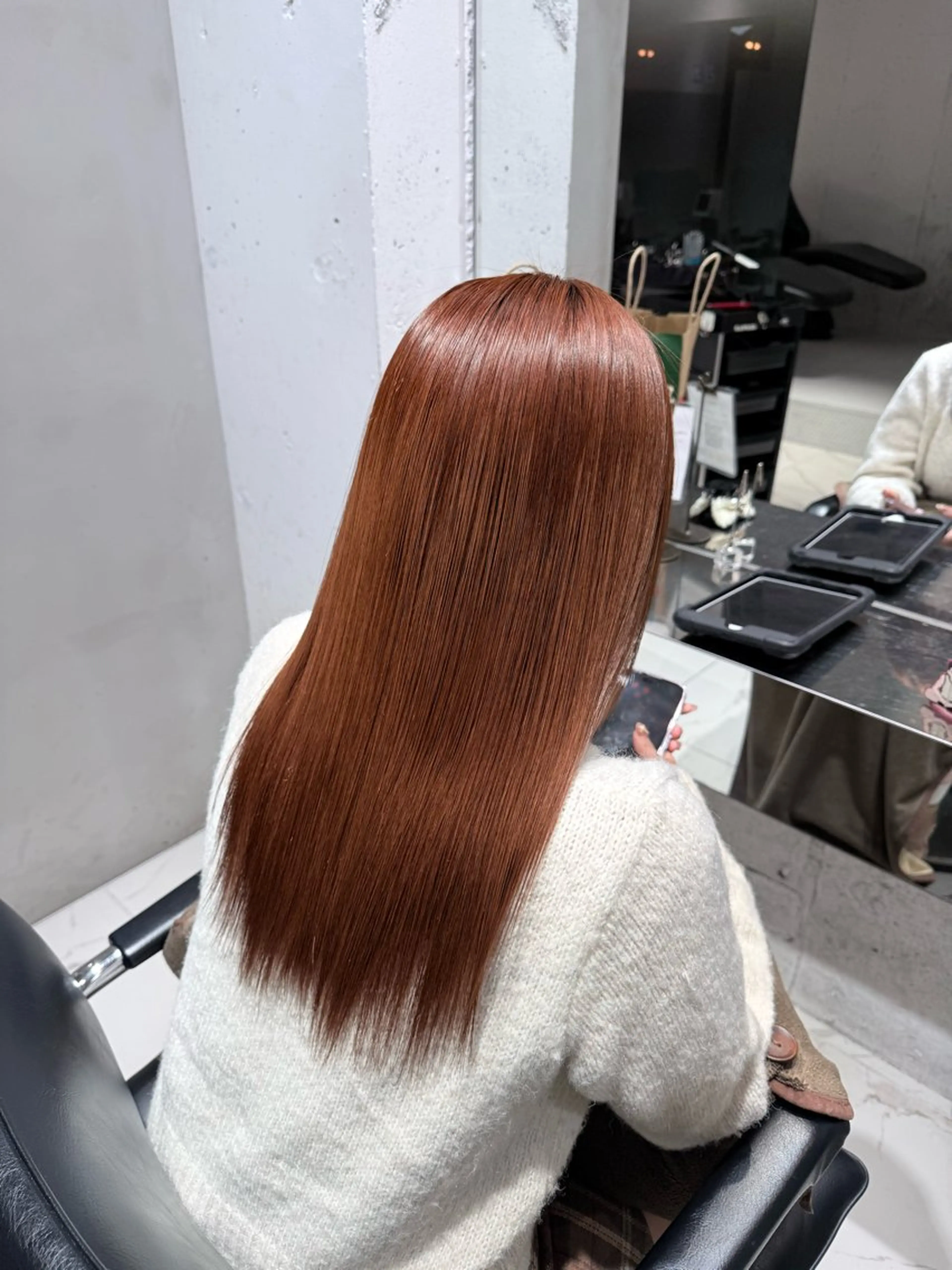 セミロング カラー 髪質改善 🫆似合わせカラー/ ケアカラー/泰玖のヘアスタイル