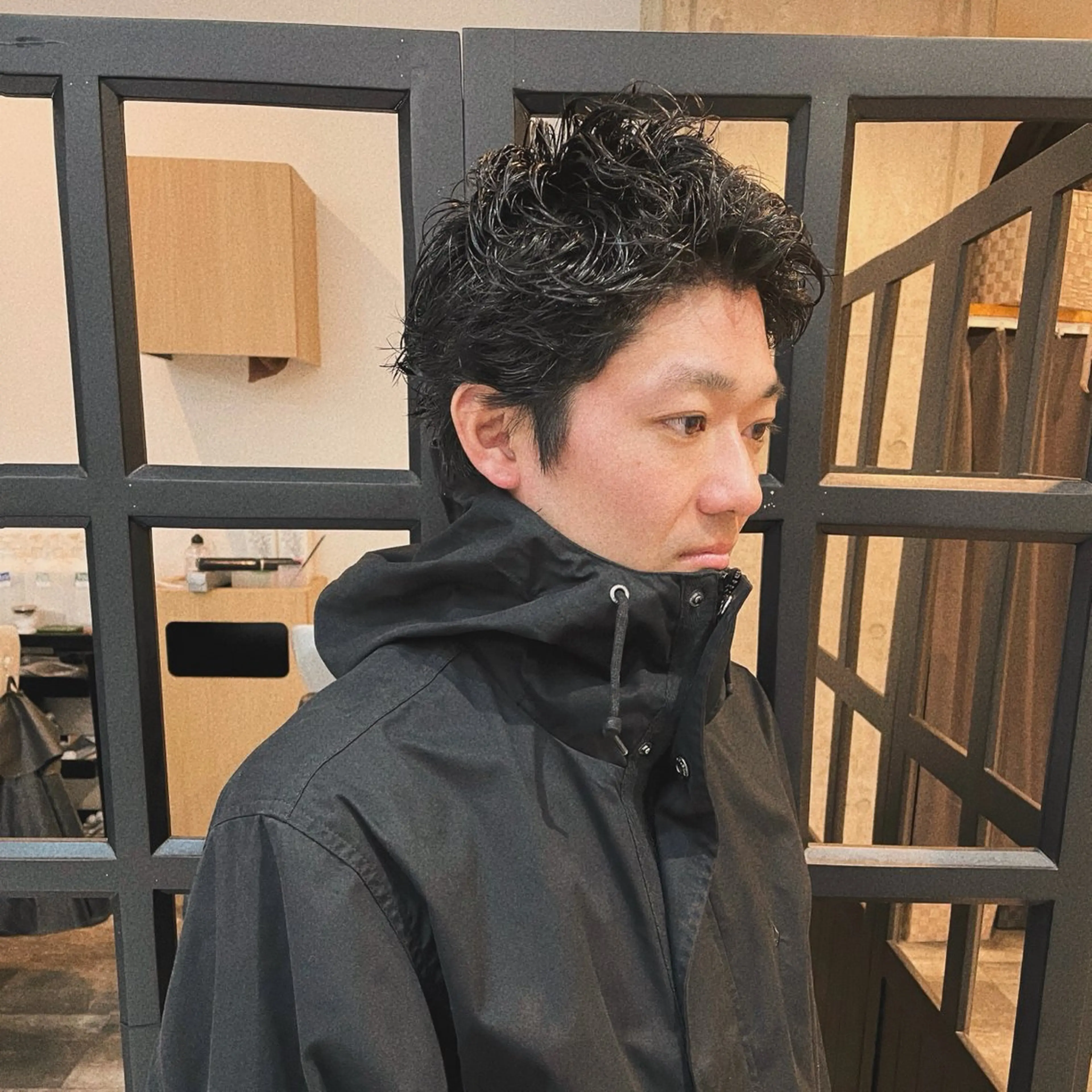 ショート パーマ メンズ メンズパーマ メンズショート スパイキーショート メンズベリーショート ベリーショート カット パーマ 堀江将太朗/恵比寿/ メンズカットのヘアスタイル