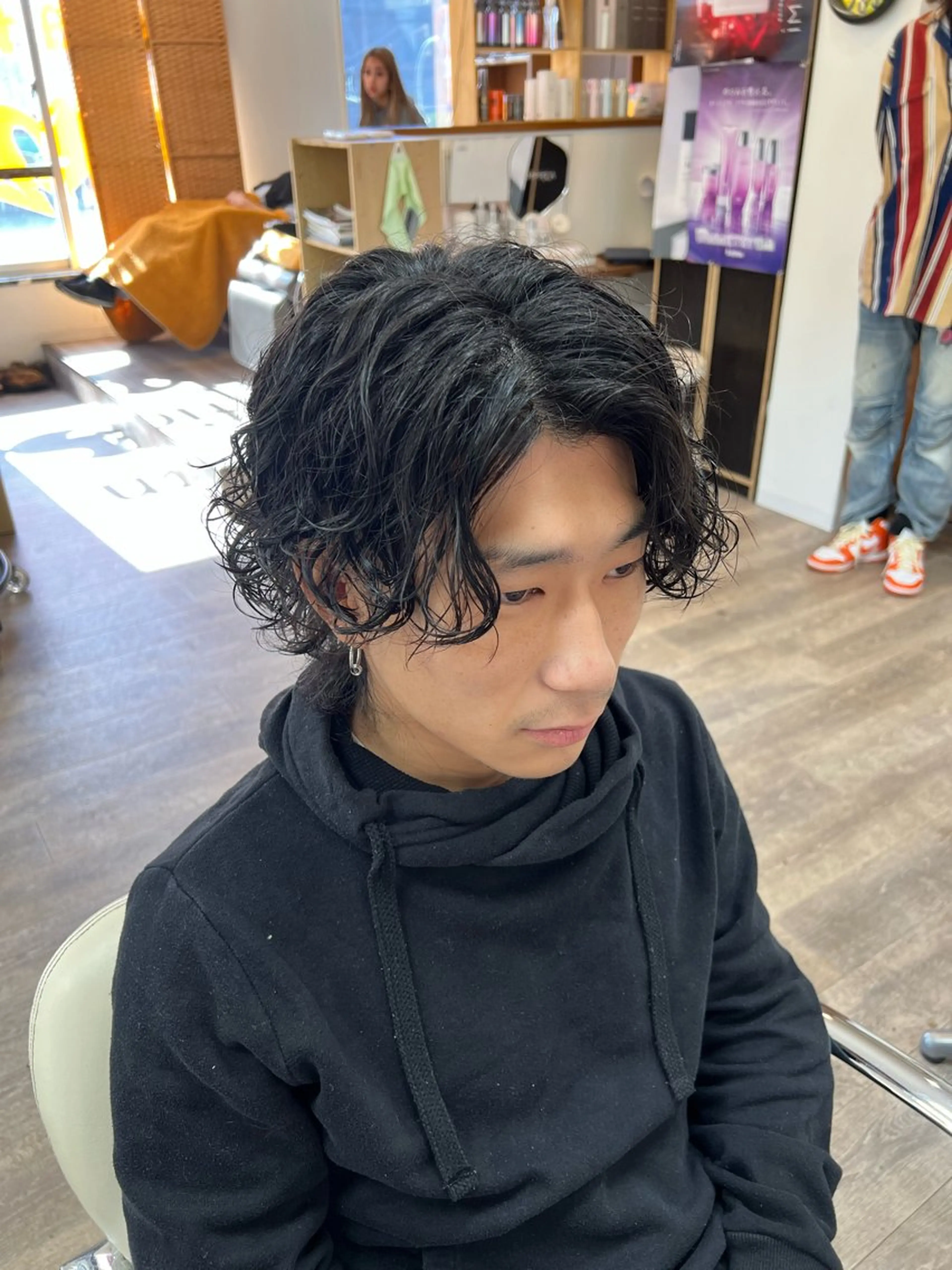 ミディアム カット パーマ hairs 897のヘアスタイル