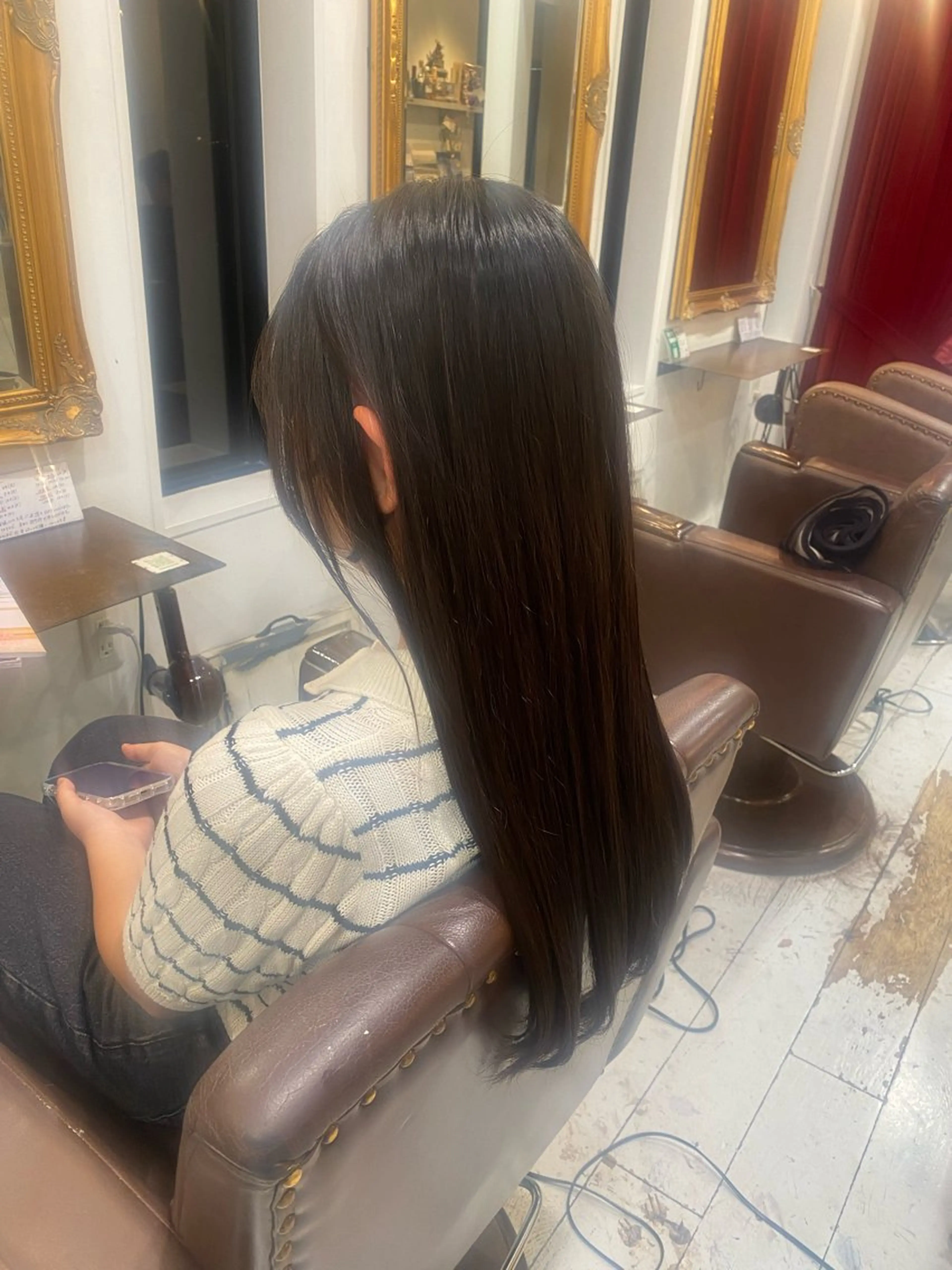 ロング 縮毛矯正 green room HAIR DESIGN所属・🍀 maのヘアスタイル