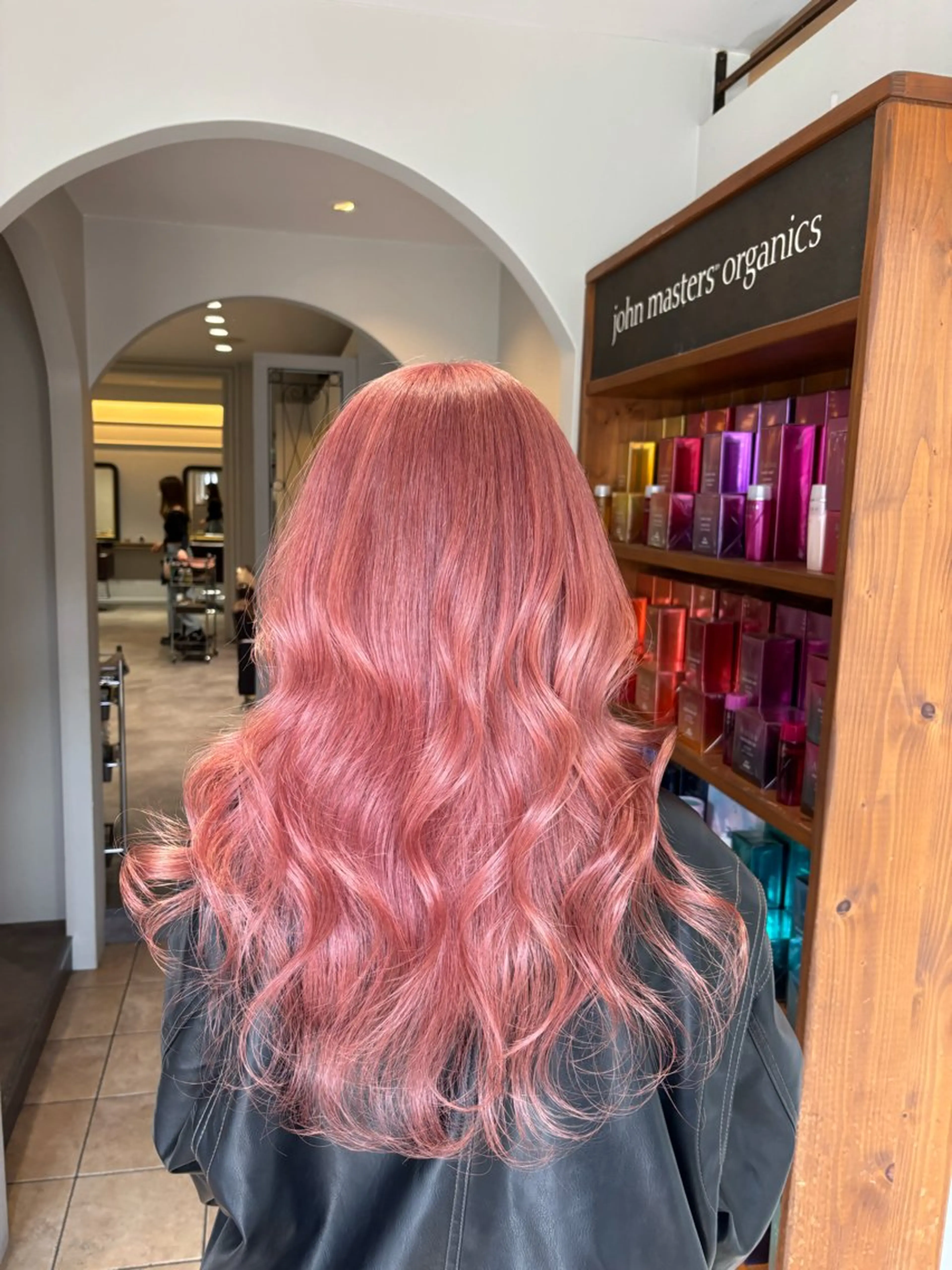 ロング ヘアカラー ハイトーン/透明感 カラー/下出有沙のヘアスタイル