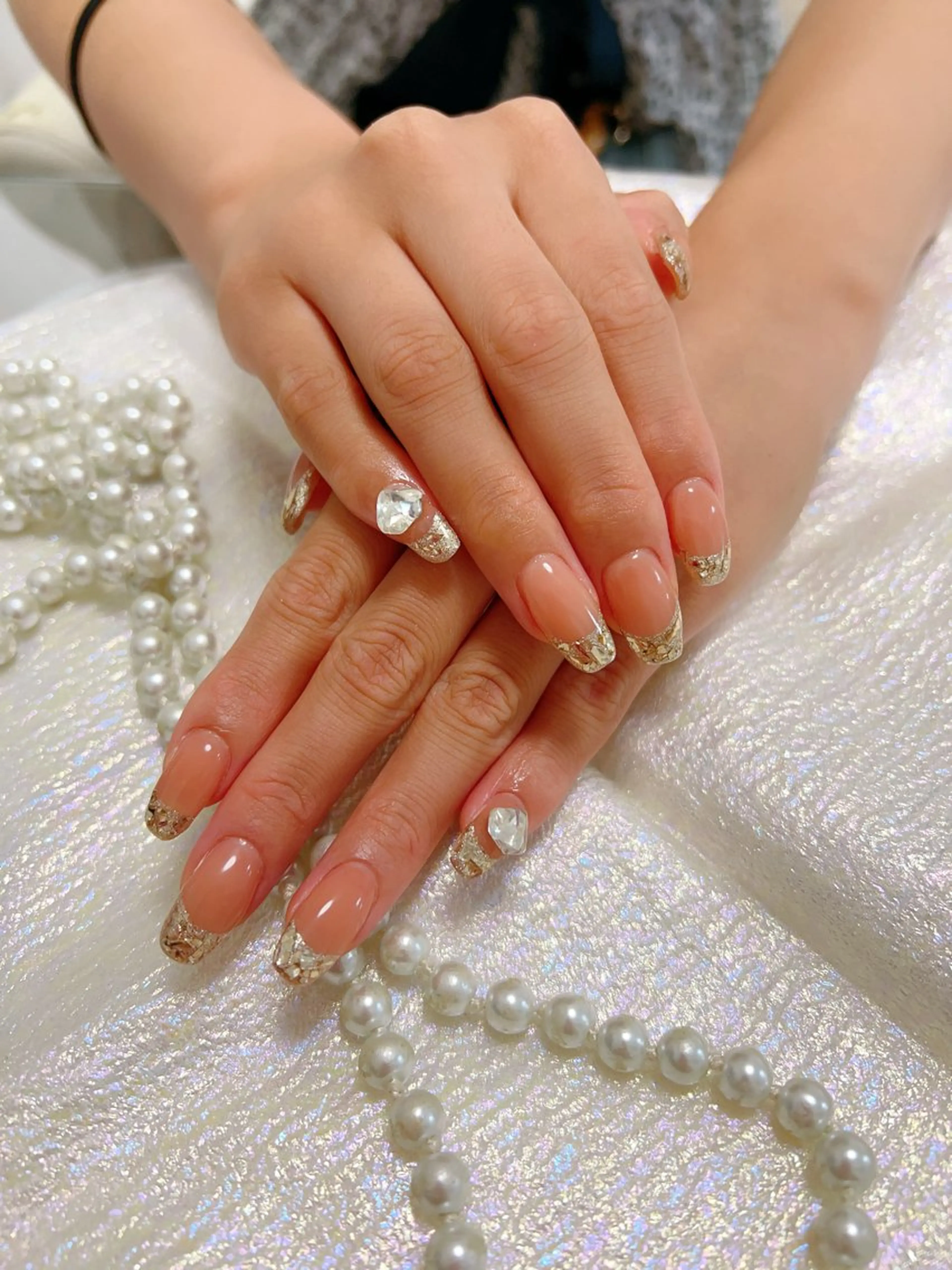 ロング ハンドネイル ハンドケア 💜MIYA nail川崎店のネイルデザイン