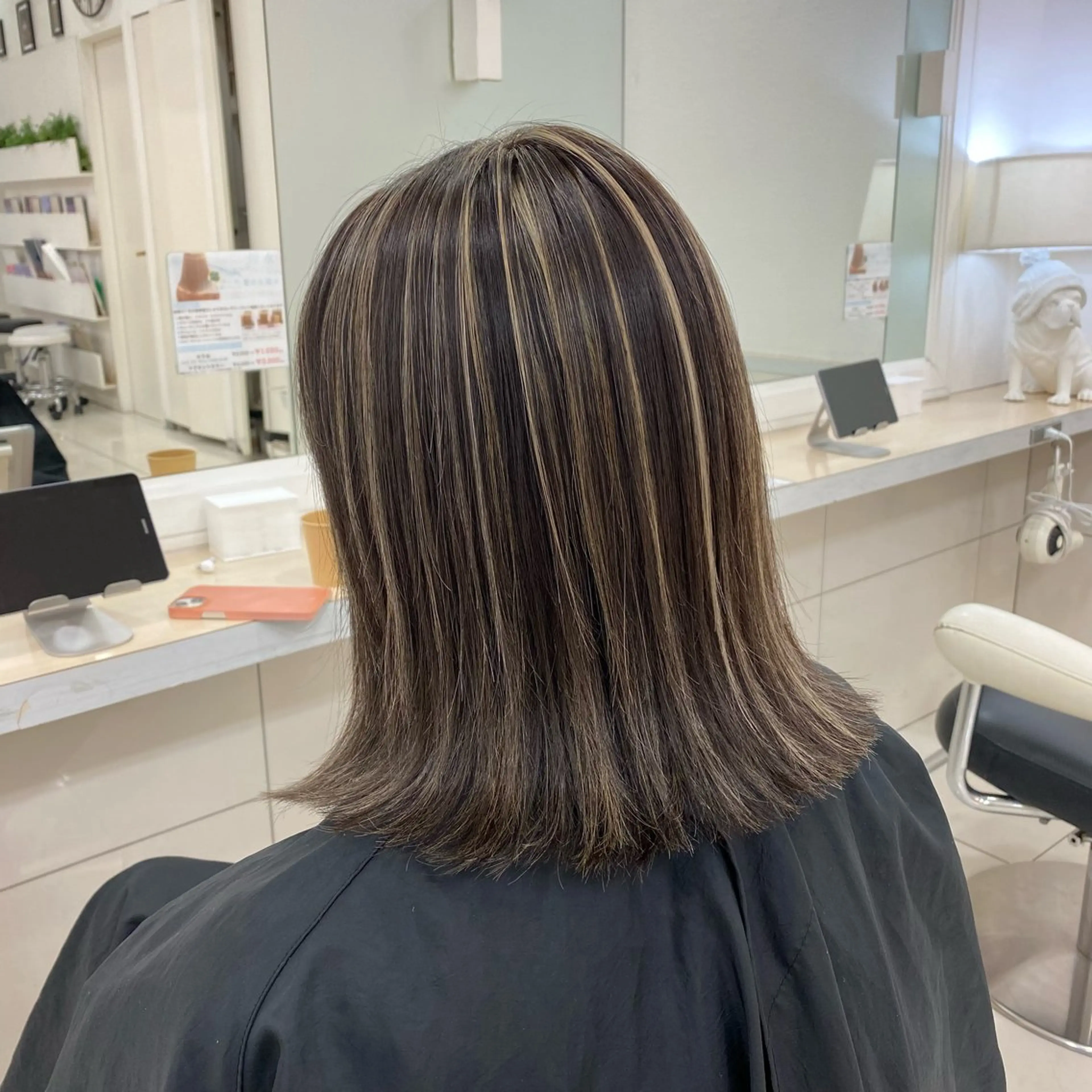 カラー Ash 新小岩 🐈‍⬛中溝有紗🎀のヘアスタイル