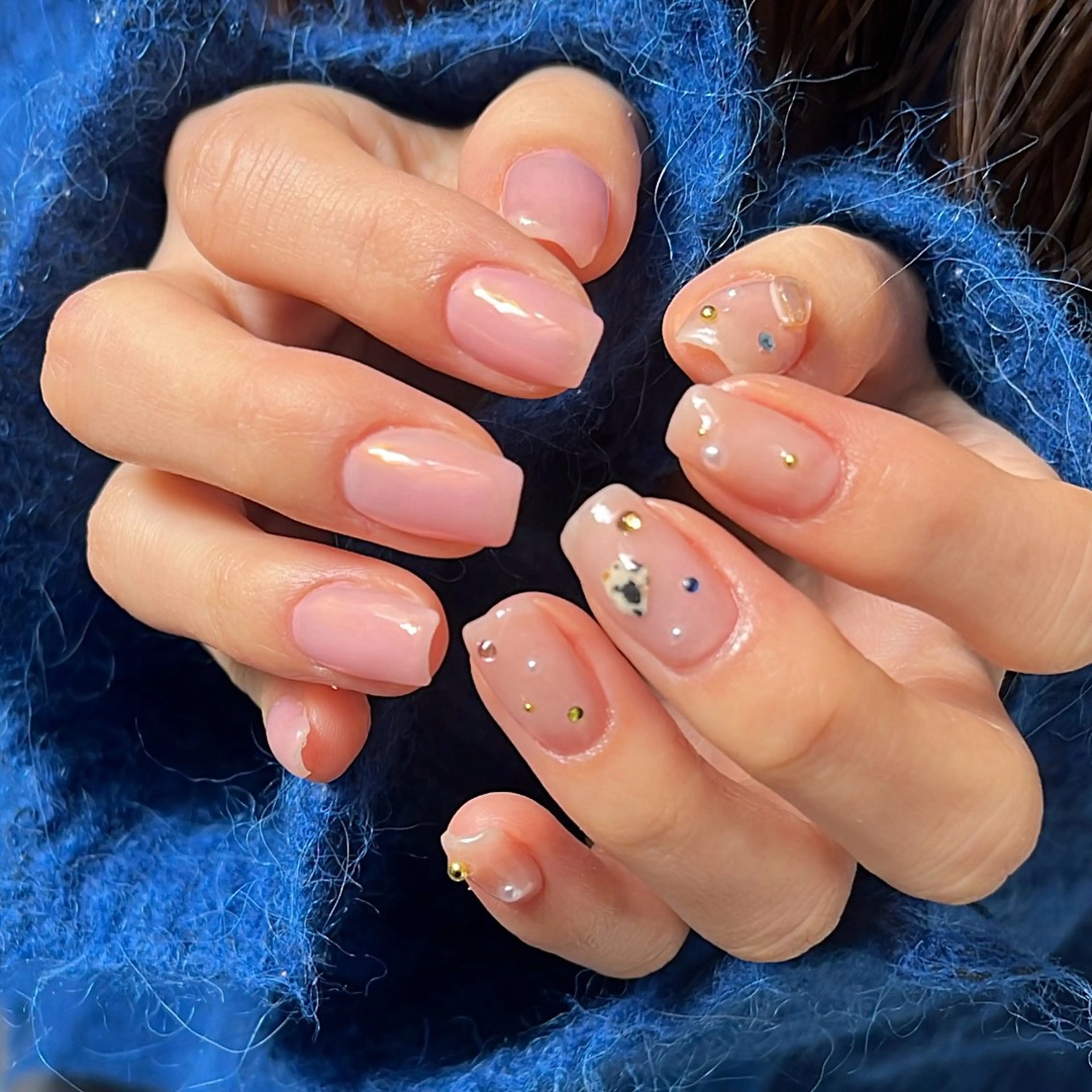 ネイル グリーン ハンドネイル nail salon O (en)所属・vegh. nail／阿波座のネイルデザイン