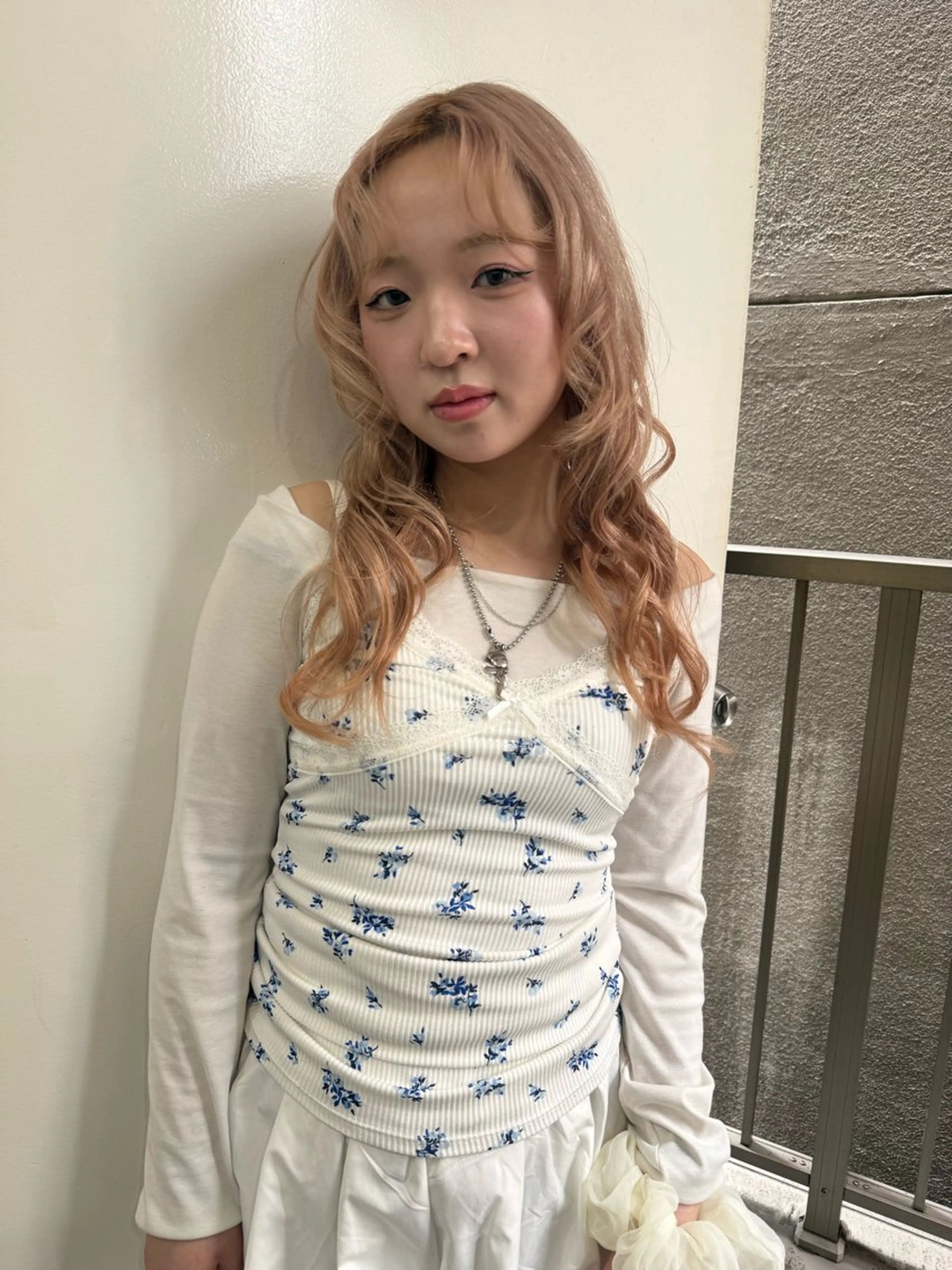 セミロング 透明感color🩵 MAYUKAのヘアスタイル