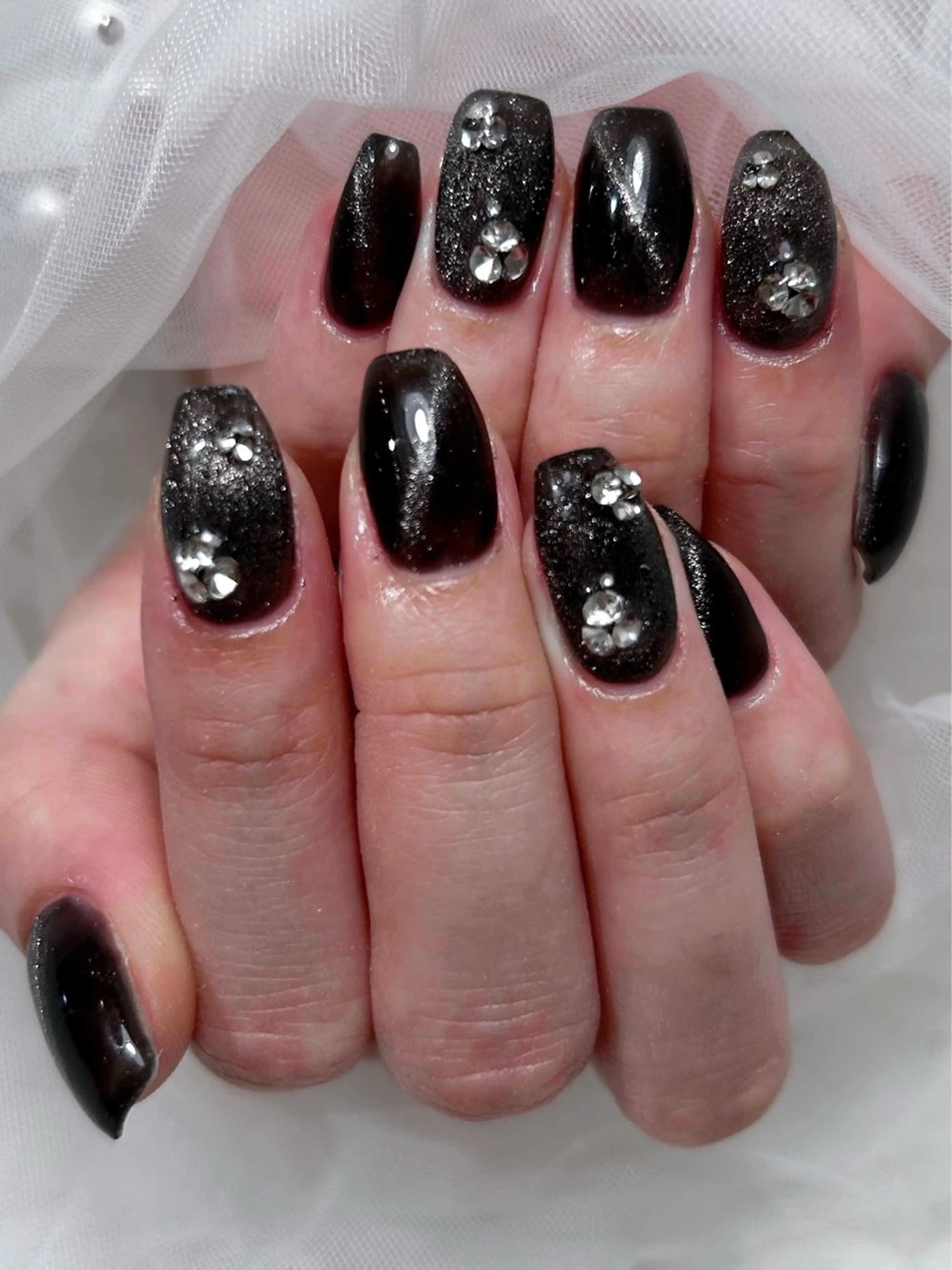 ネイル アートネイル 桜ネイル フレンチネイル ガラスフレンチ グラデーション ハンドネイル ハンドケア 🌈 Laule'aのネイルデザイン