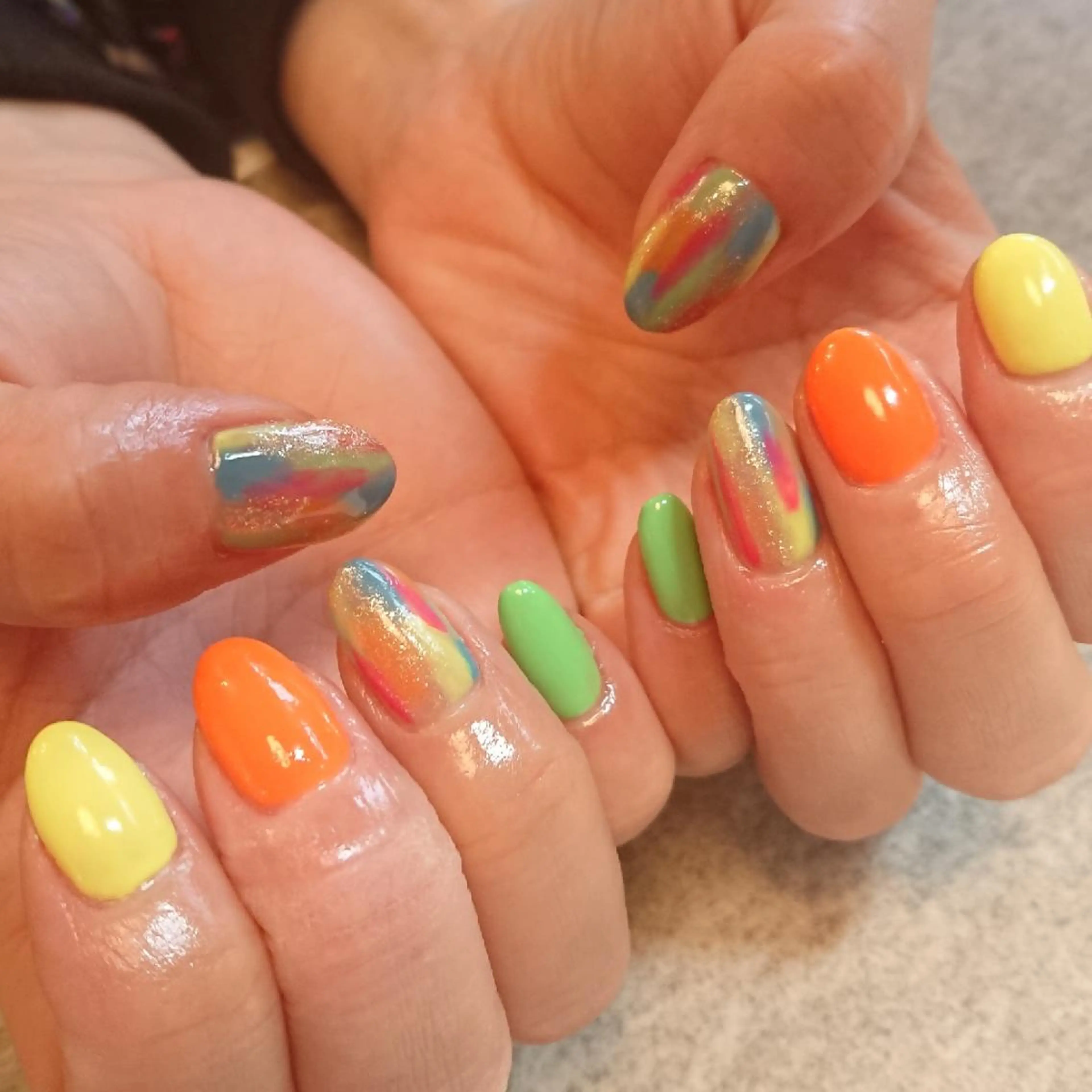 ネイル 持ち込み ジェヌインネイル 河内のネイルデザイン