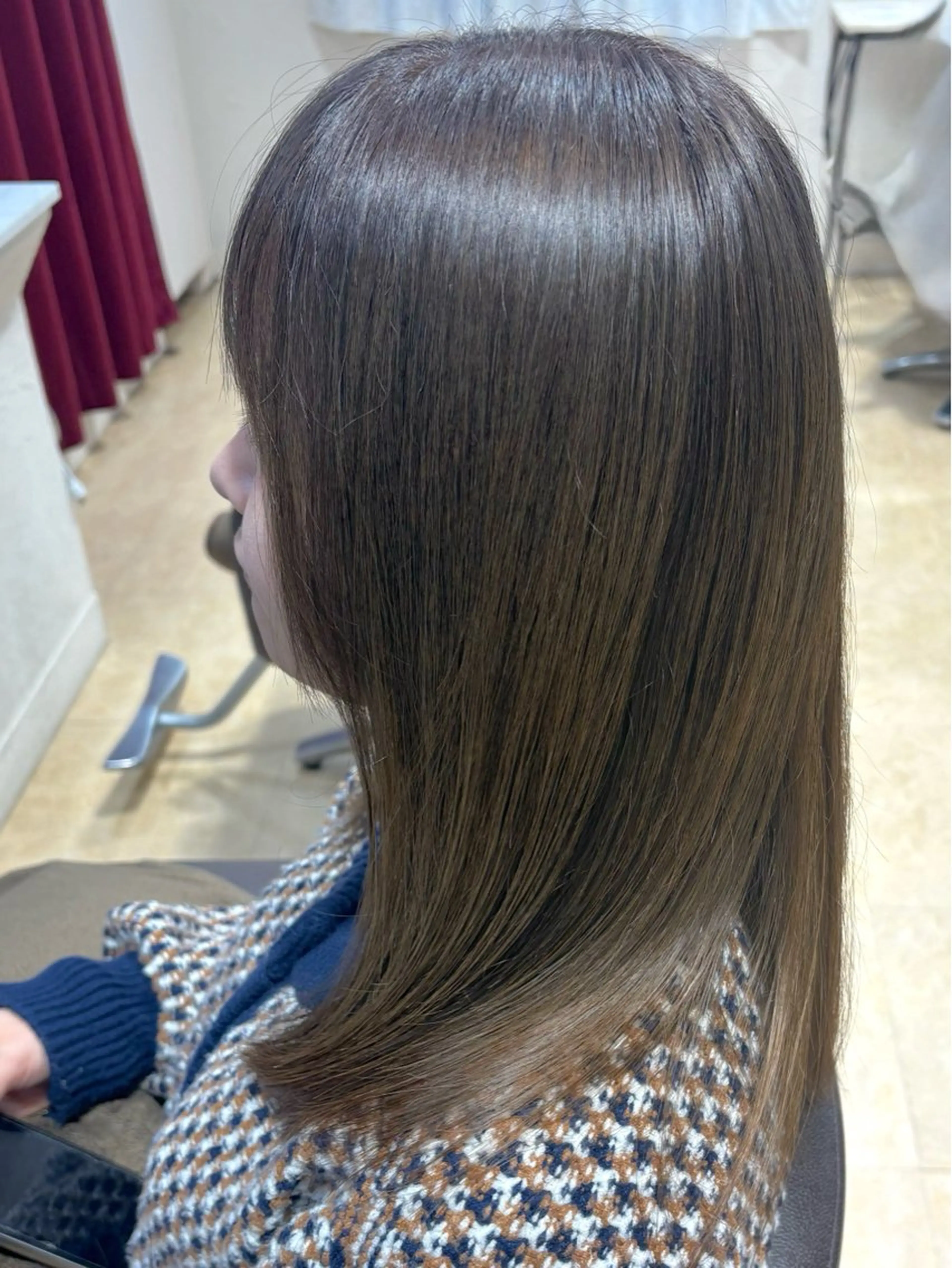 セミロング カラー 瀧澤 一真のヘアスタイル