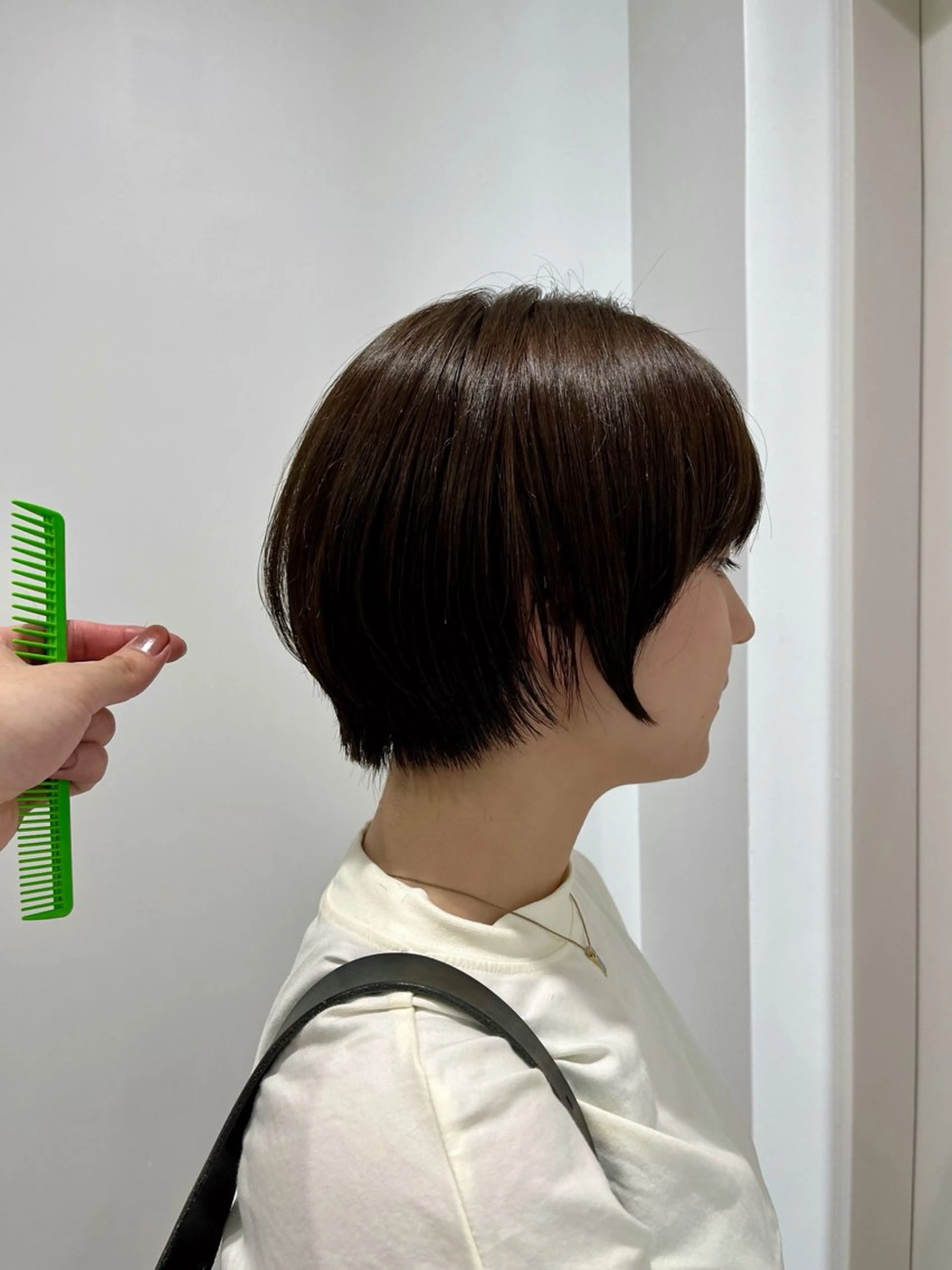 ショート ショートヘア 縮毛矯正/ハイトーン /パーマ/前原汐🎐のヘアスタイル