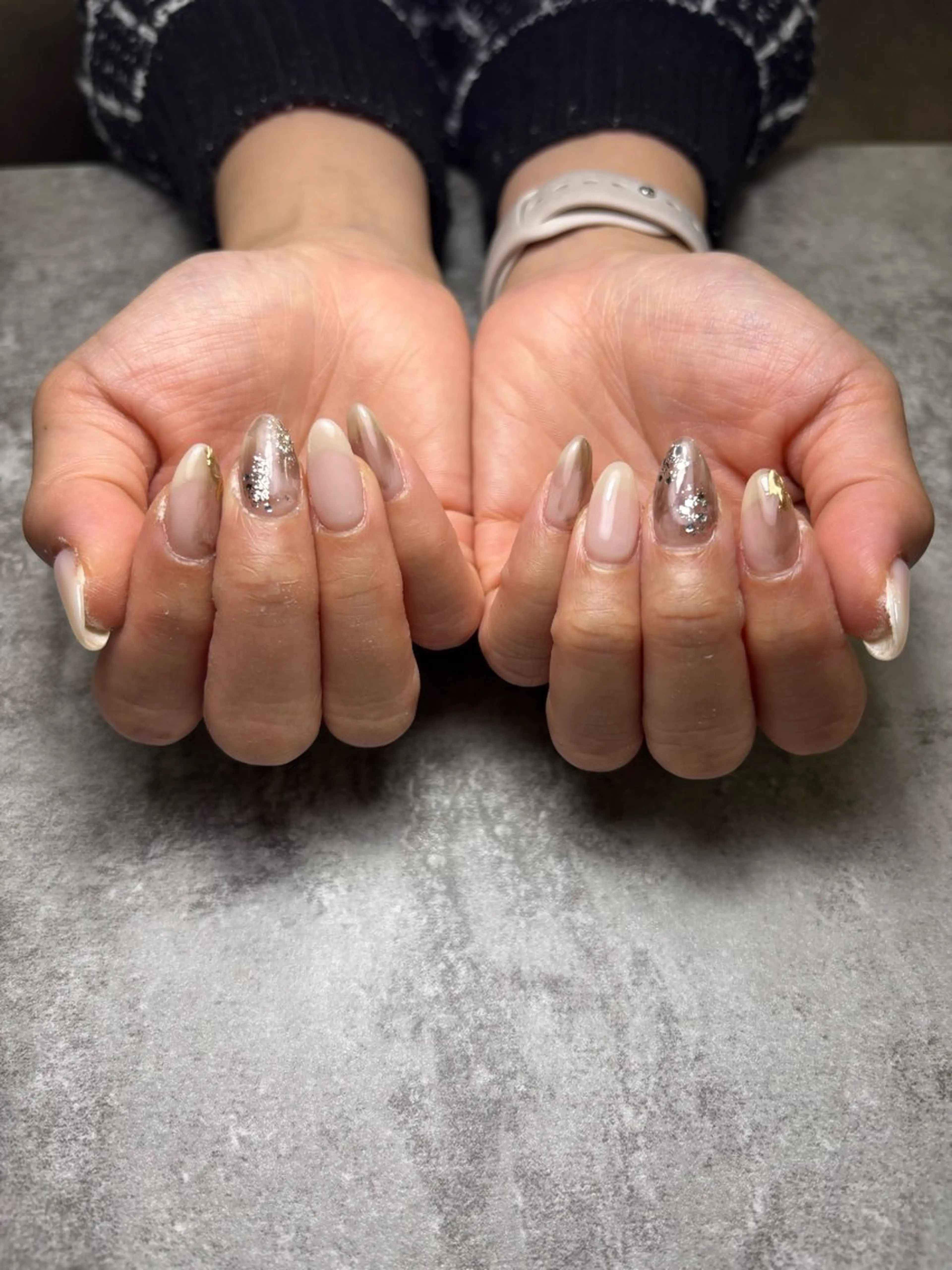 ネイル ニュアンスネイル ハンドネイル charmant rionのネイルデザイン