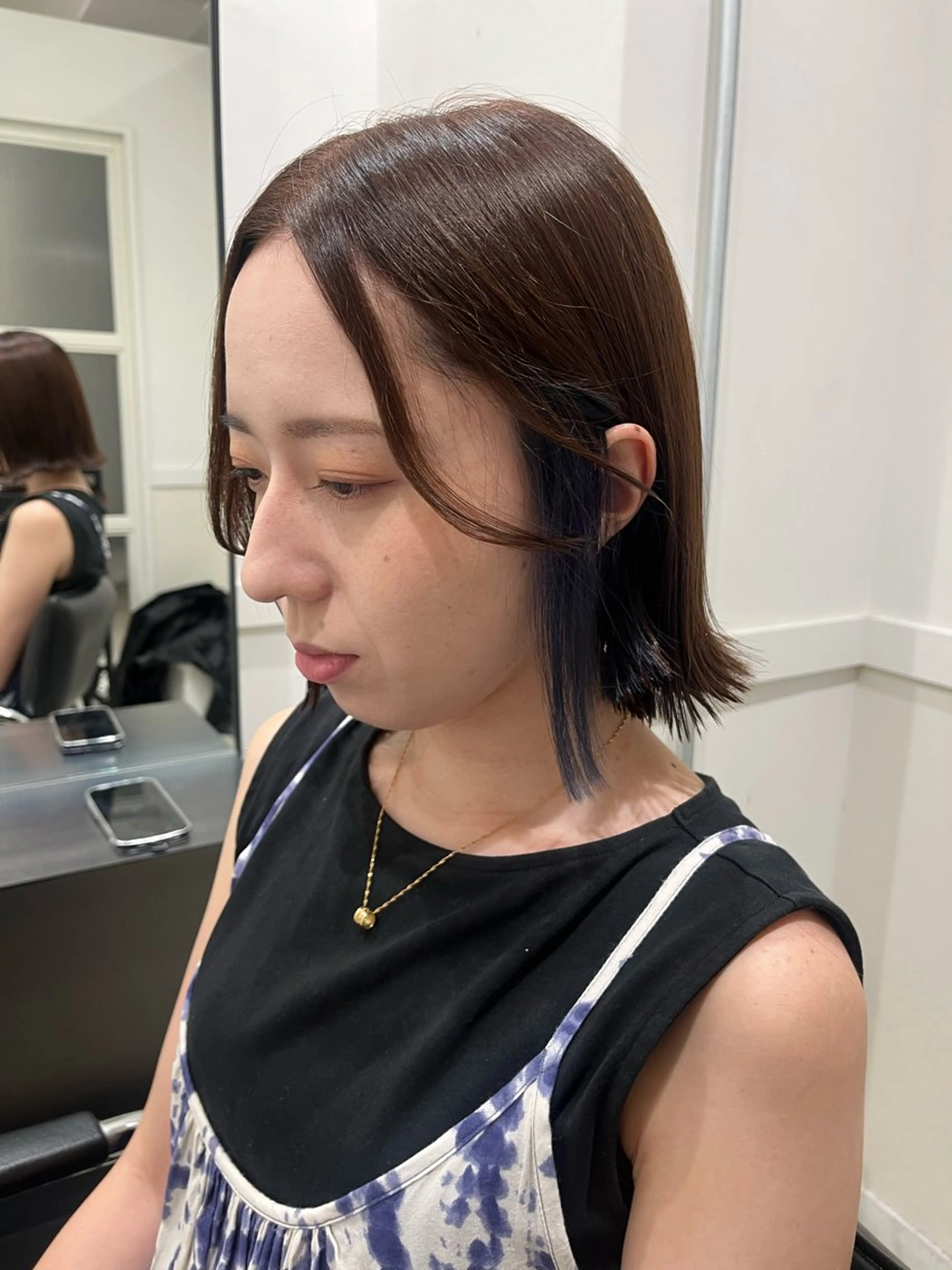 ミディアム カラー カット ヘアカラー トリートメント Go   Today シェアサロン　横浜店所属・【ただの天才 🎨】のヘアスタイル