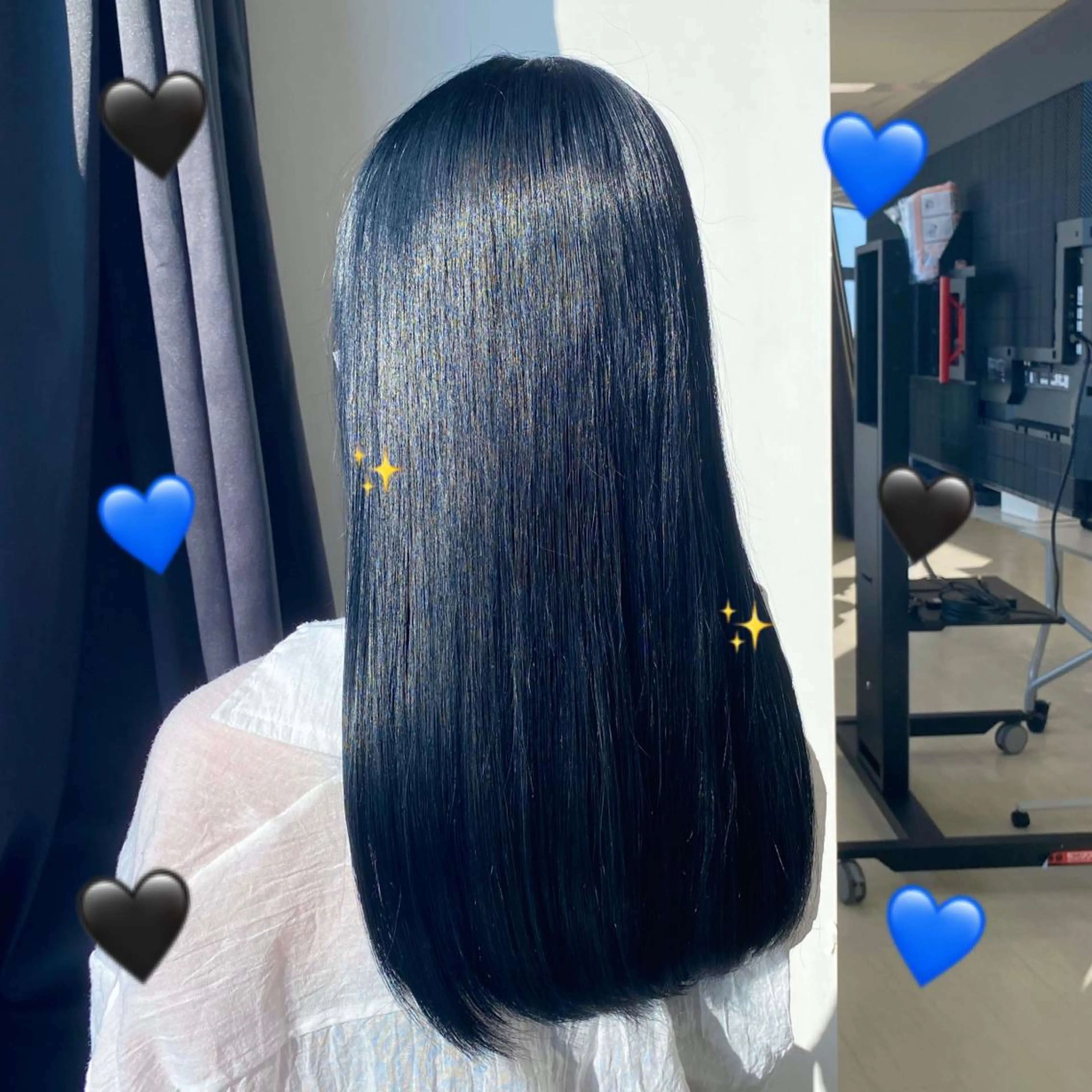 セミロング カラー 🖤韓国艶髪 RINA🖤のヘアスタイル