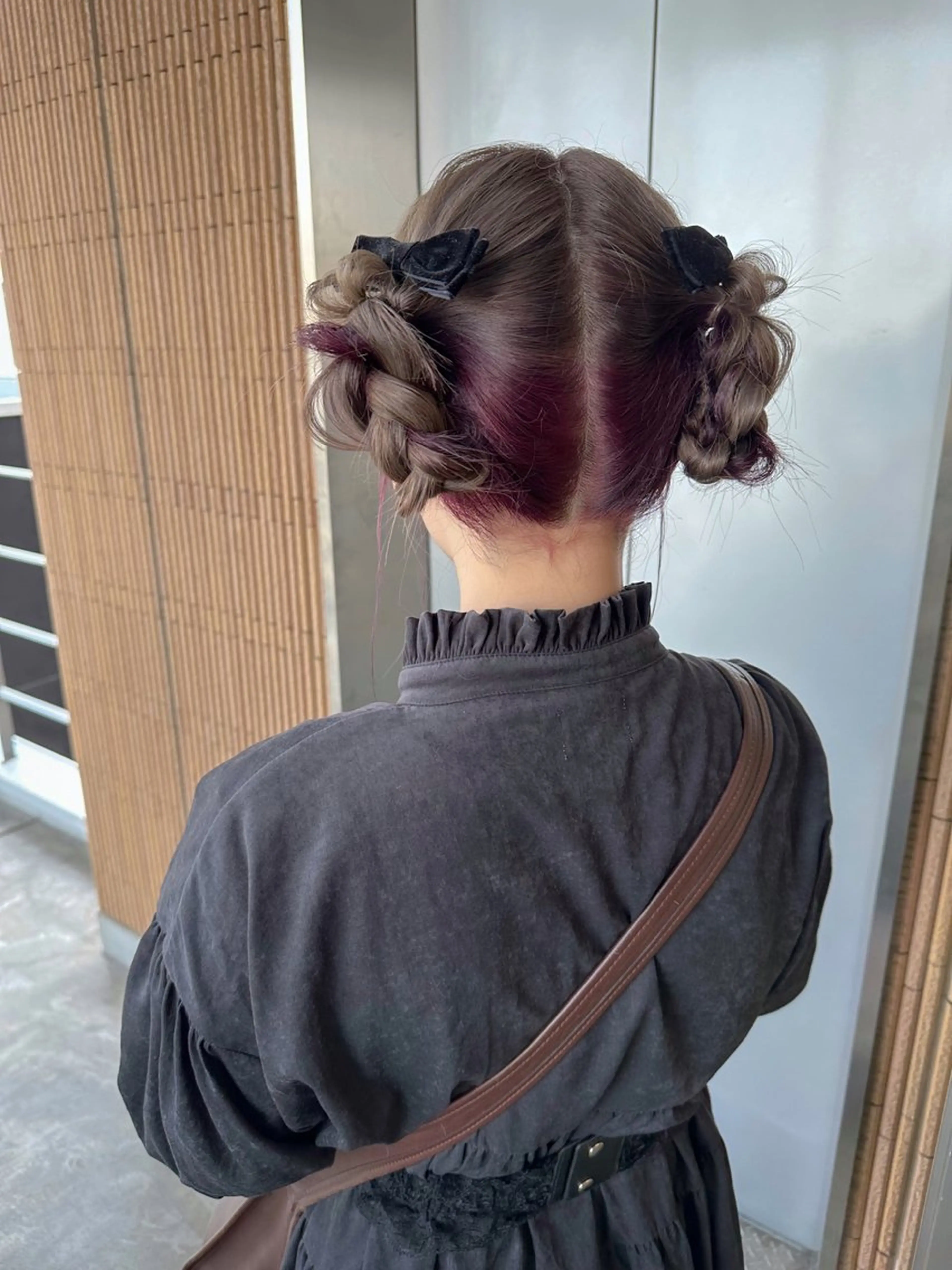 ミディアム カラー ヘアアレンジ ダブルカラー autre所属・大久保 ひでなりのヘアスタイル