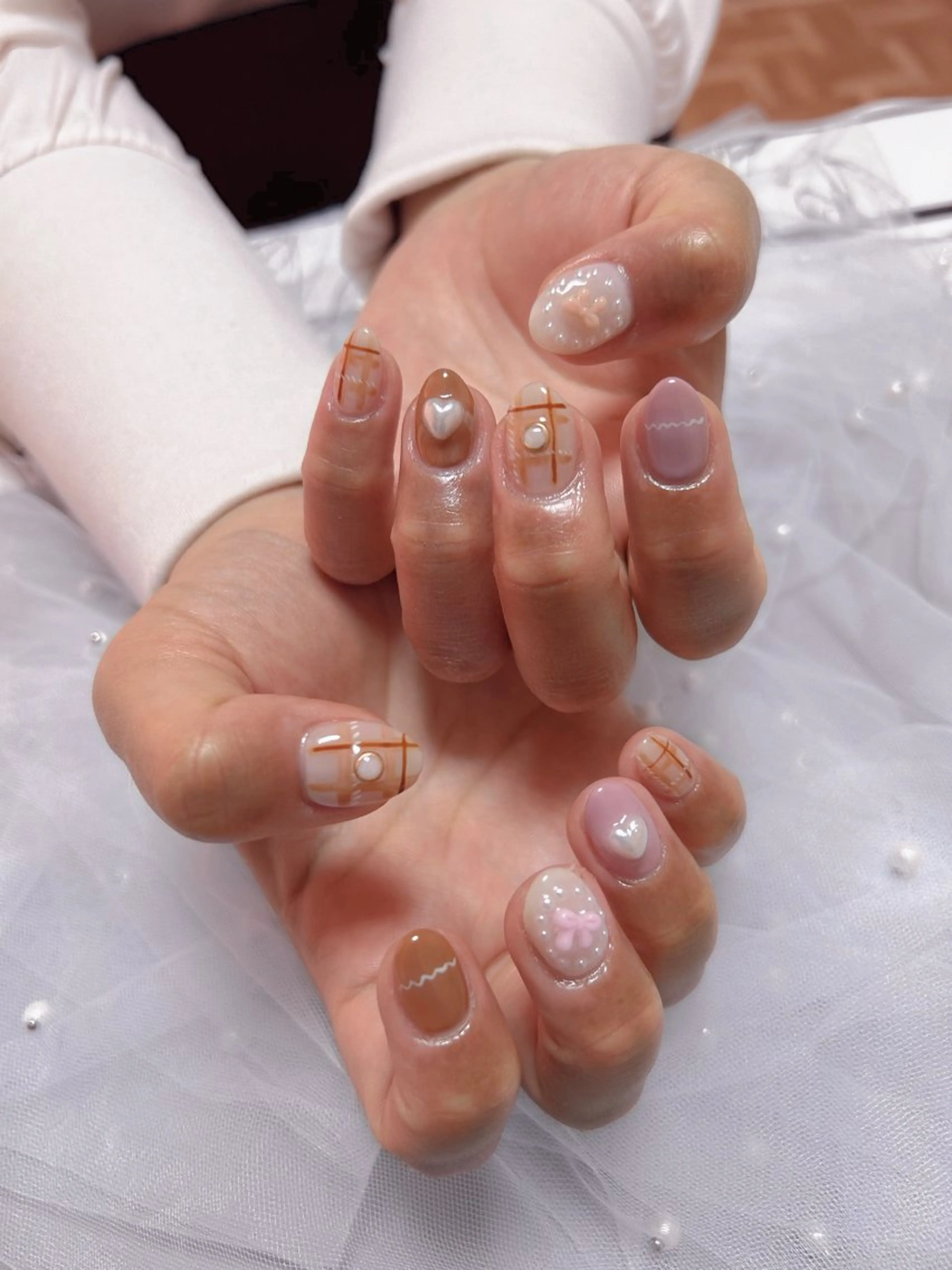 ネイル ハンドネイル 森 晴有のネイルデザイン