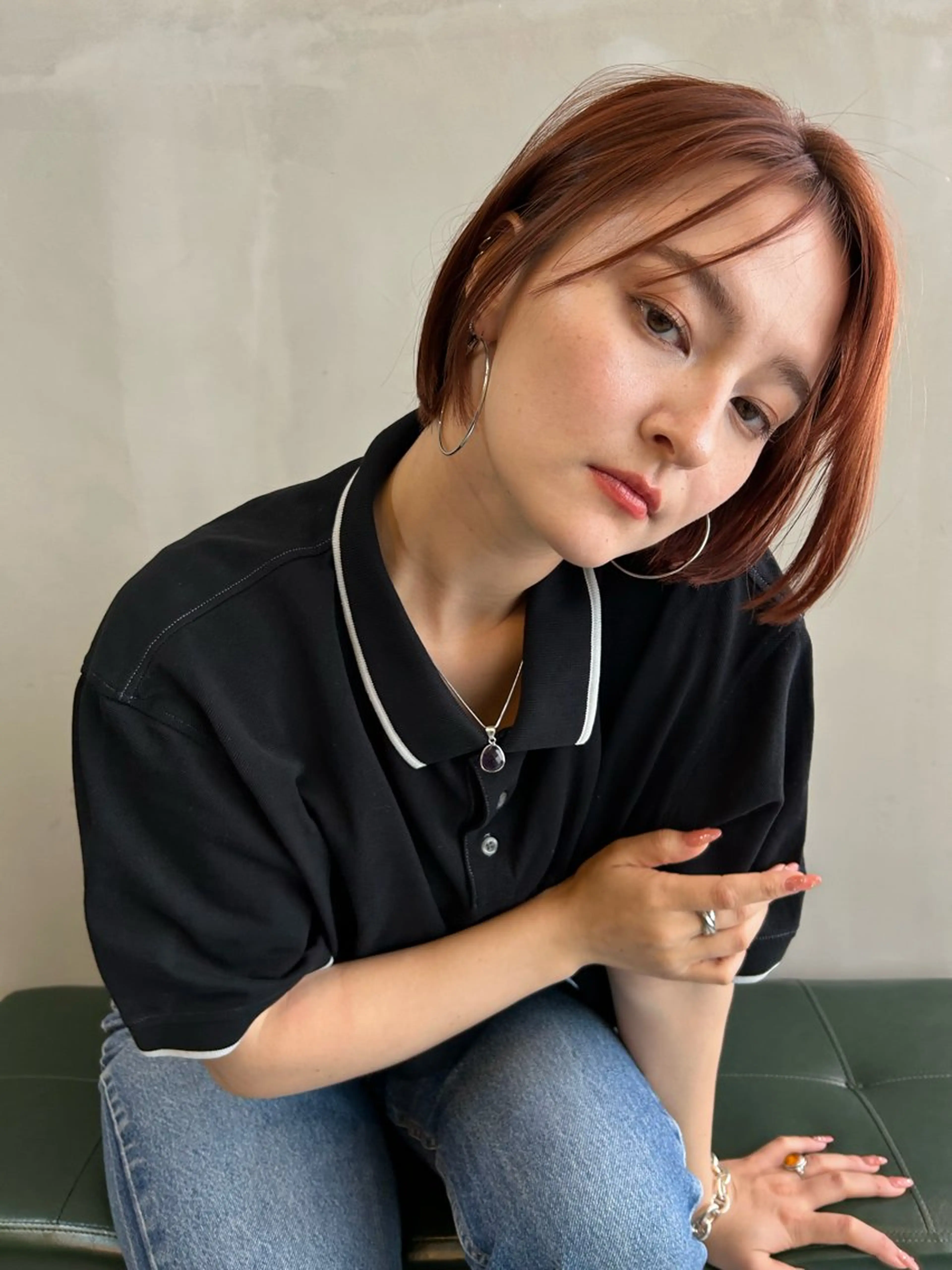 ショート カラー ショート/ボブ/ 心斎橋/宮脇美奈のヘアスタイル