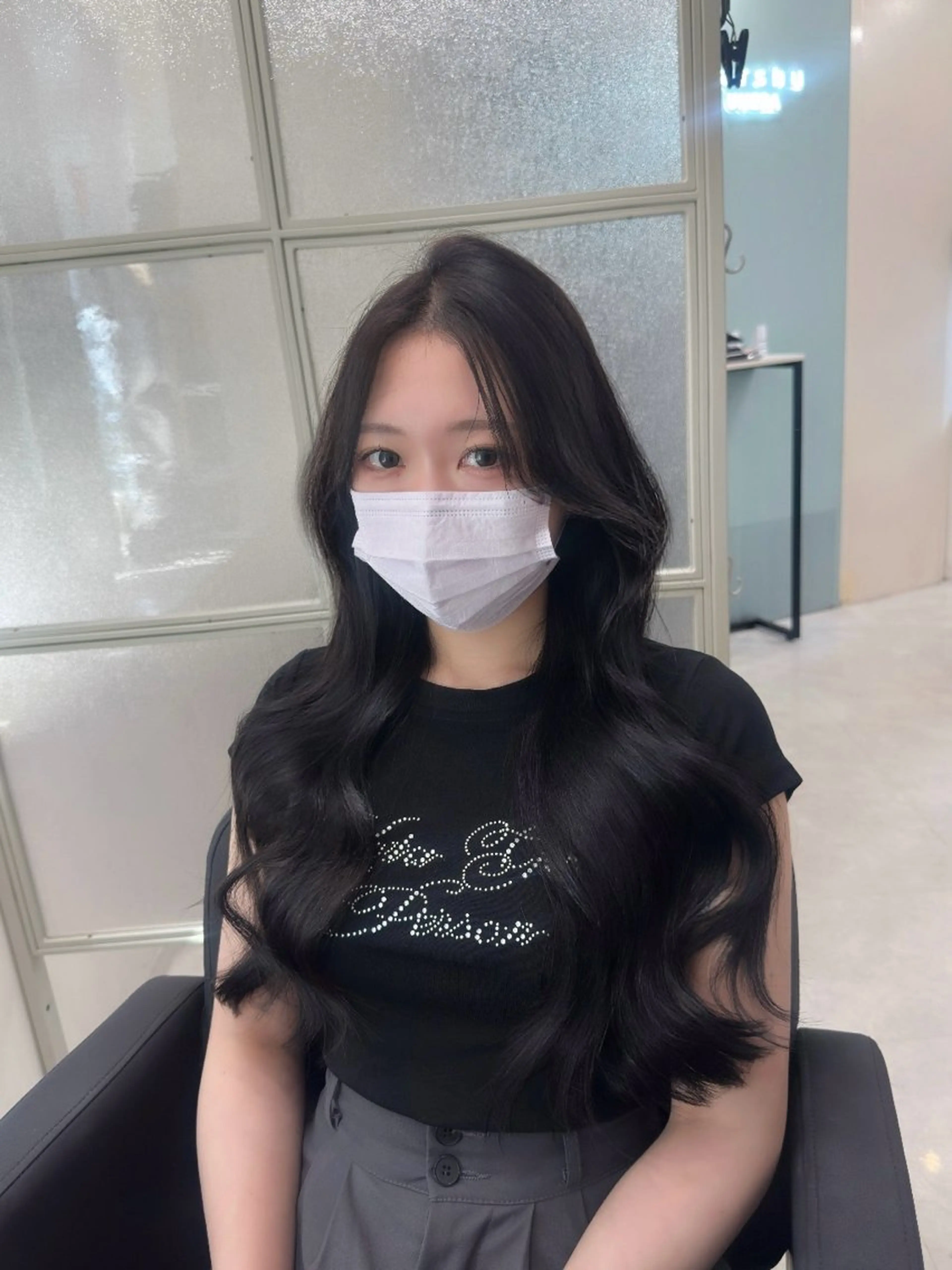 ロング 韓国風ヘア 韓国ヘア/髪質改善 /natsuki🧸のヘアスタイル