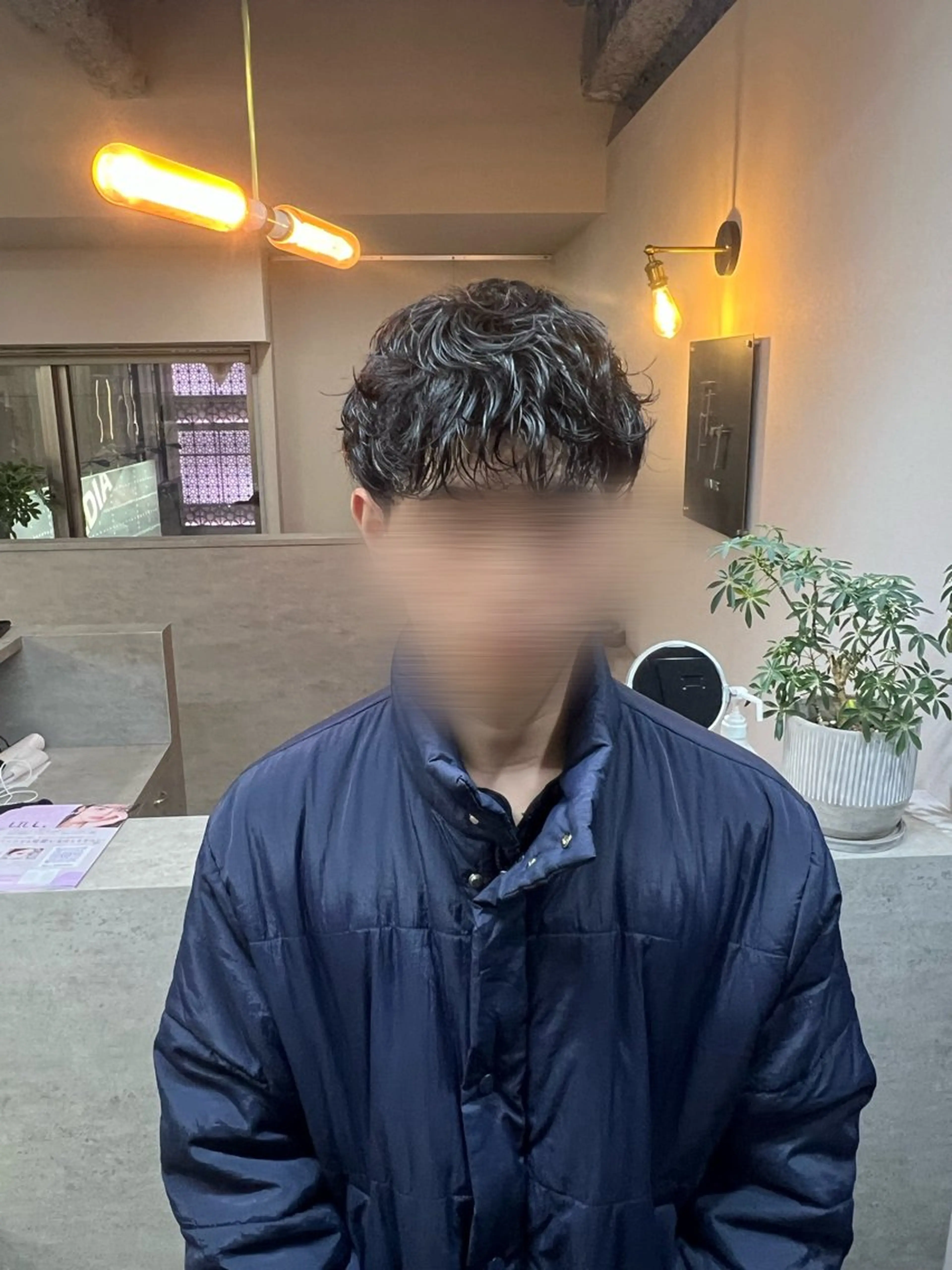 パーマ メンズ メンズパーマ カット パーマ フラッグヘアー所属・Asuka ❁⃘のヘアスタイル