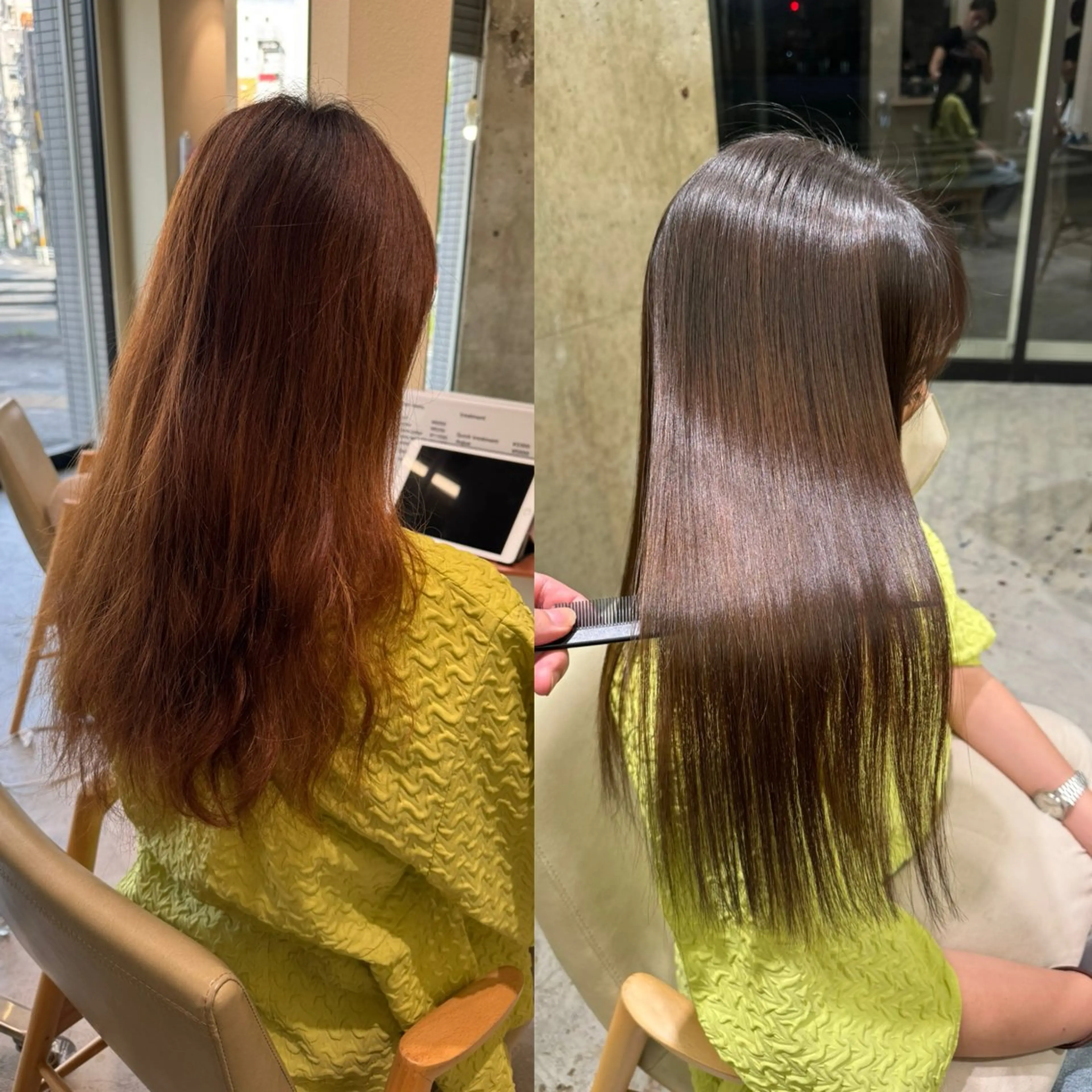 【２回目以降】髪質改善縮毛矯正＋カット¥39050→¥19000の写真