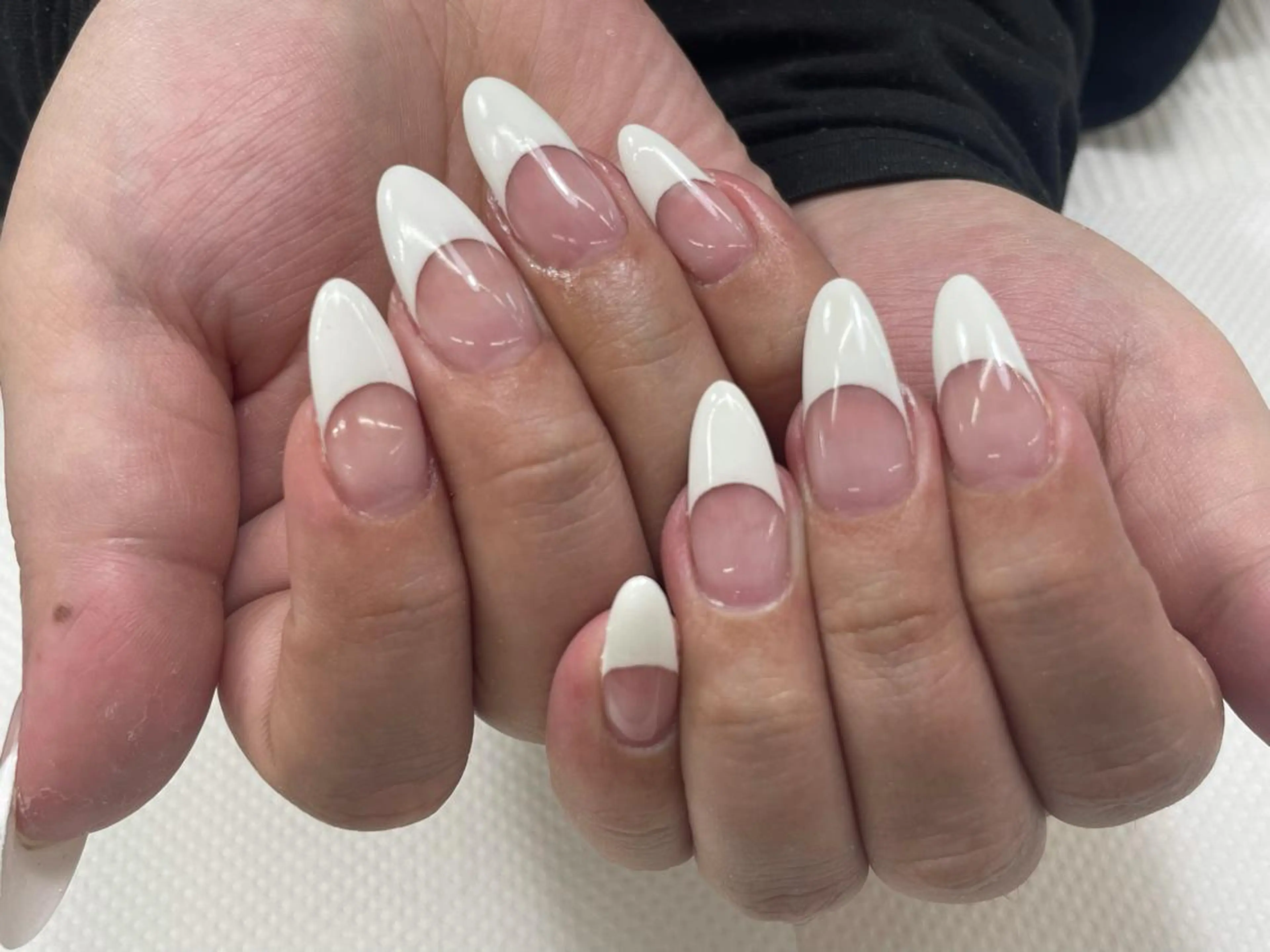 ネイル クリアネイル フレンチネイル 前田 優佳のネイルデザイン