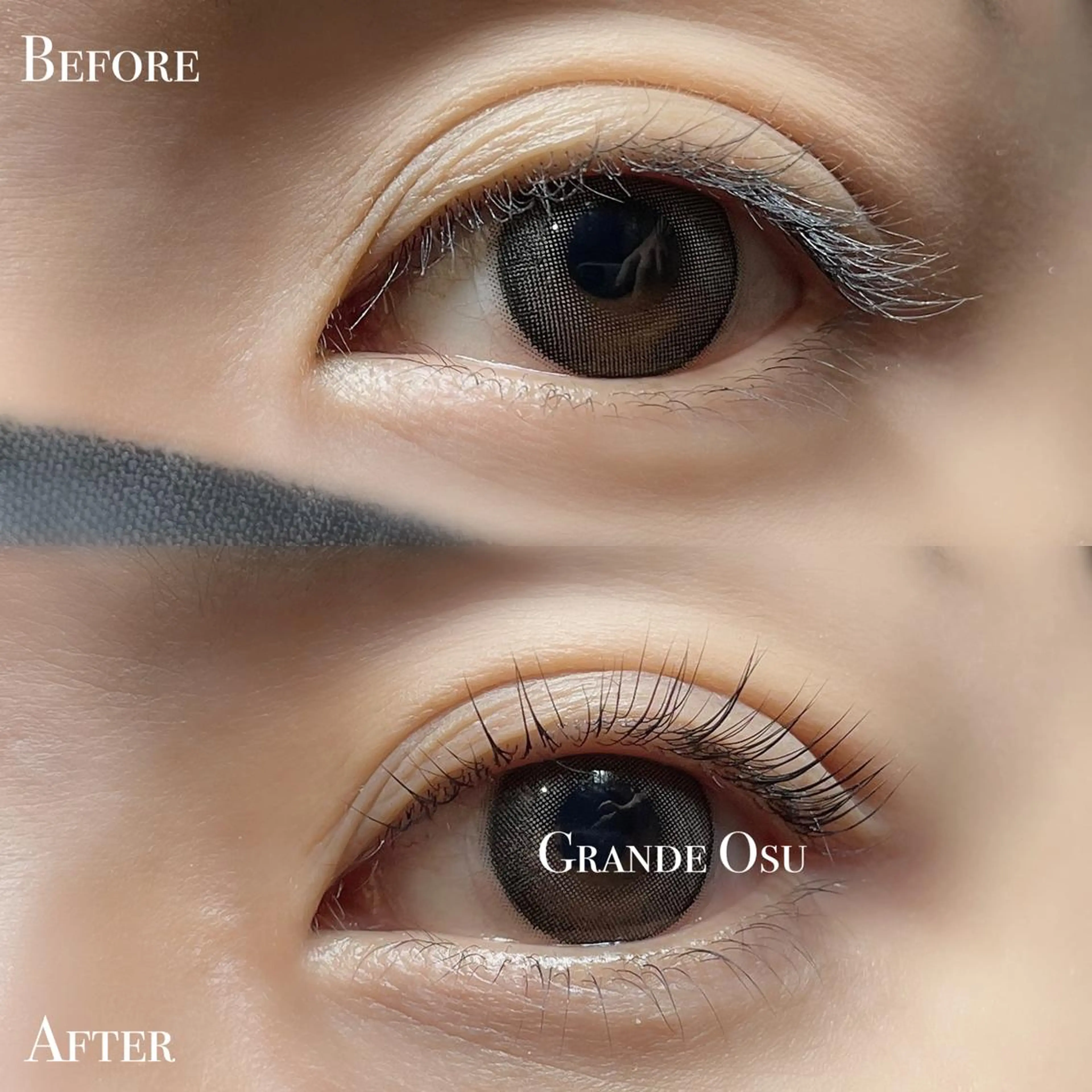 マツエク・マツパ パリジェンヌラッシュリフト GRANDE OSU 藤原/eye店長のマツエク・マツパデザイン