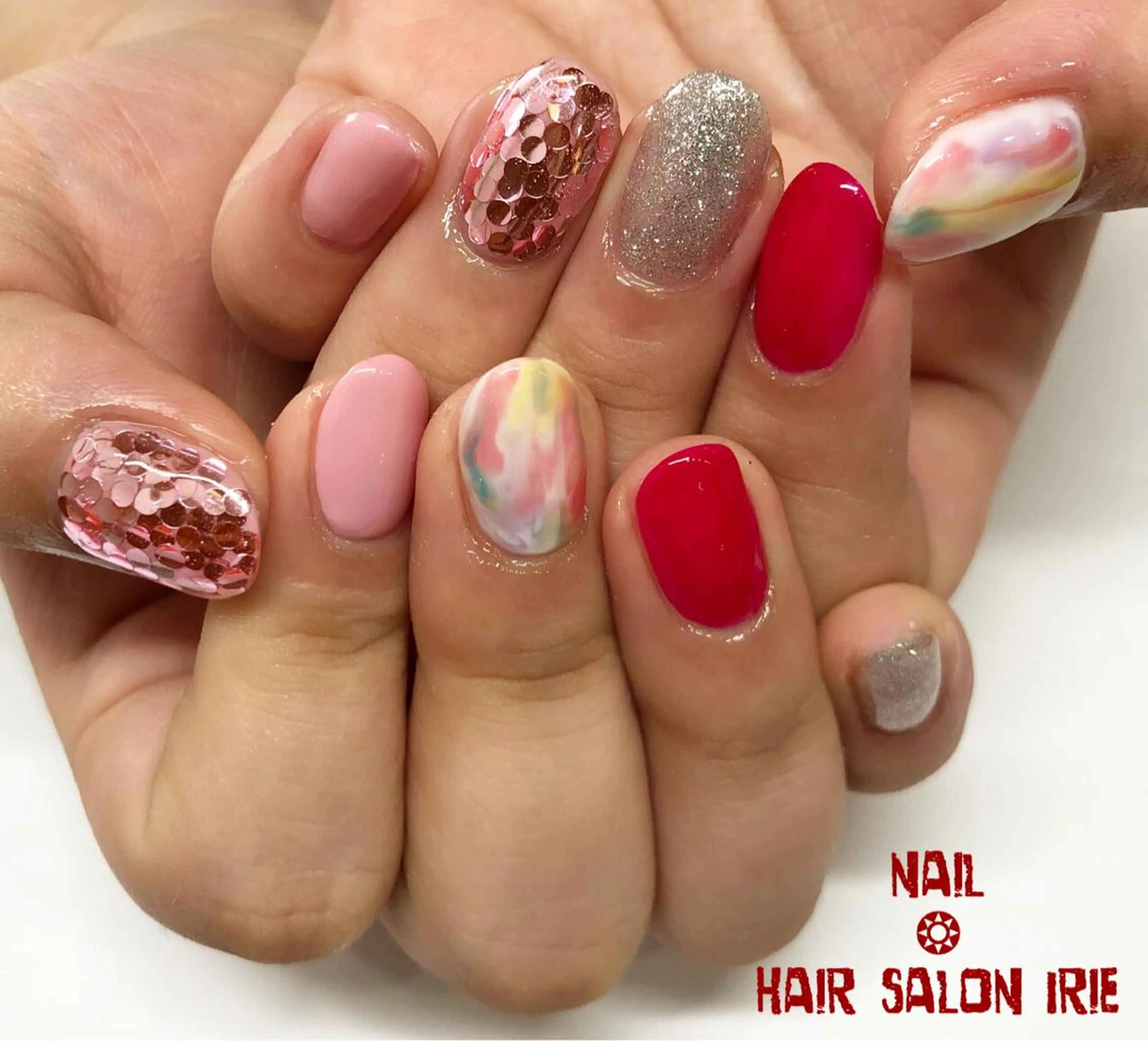 ネイル Hair salon Irie所属・與儀 知佳のネイルデザイン