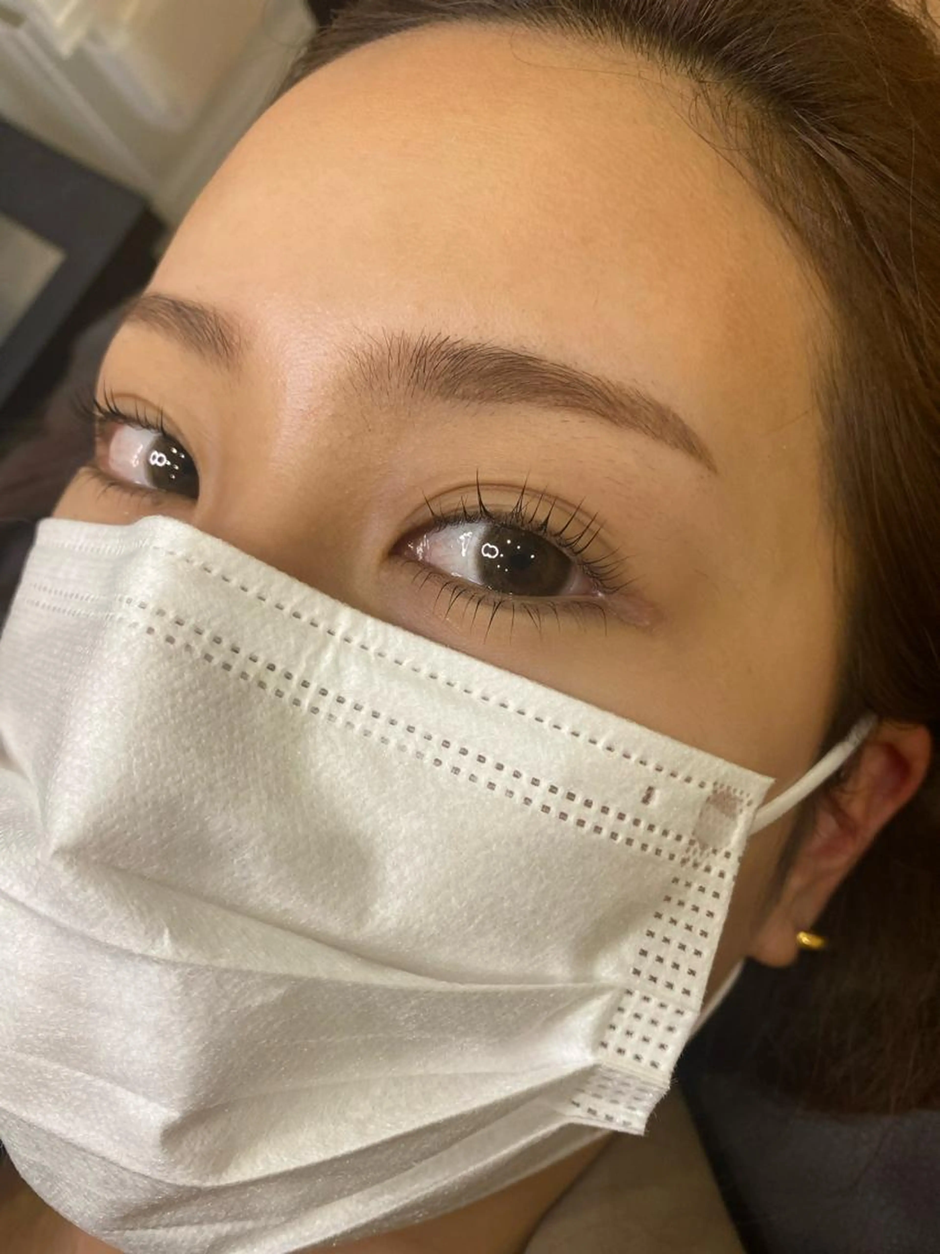 眉＋まつぱの写真