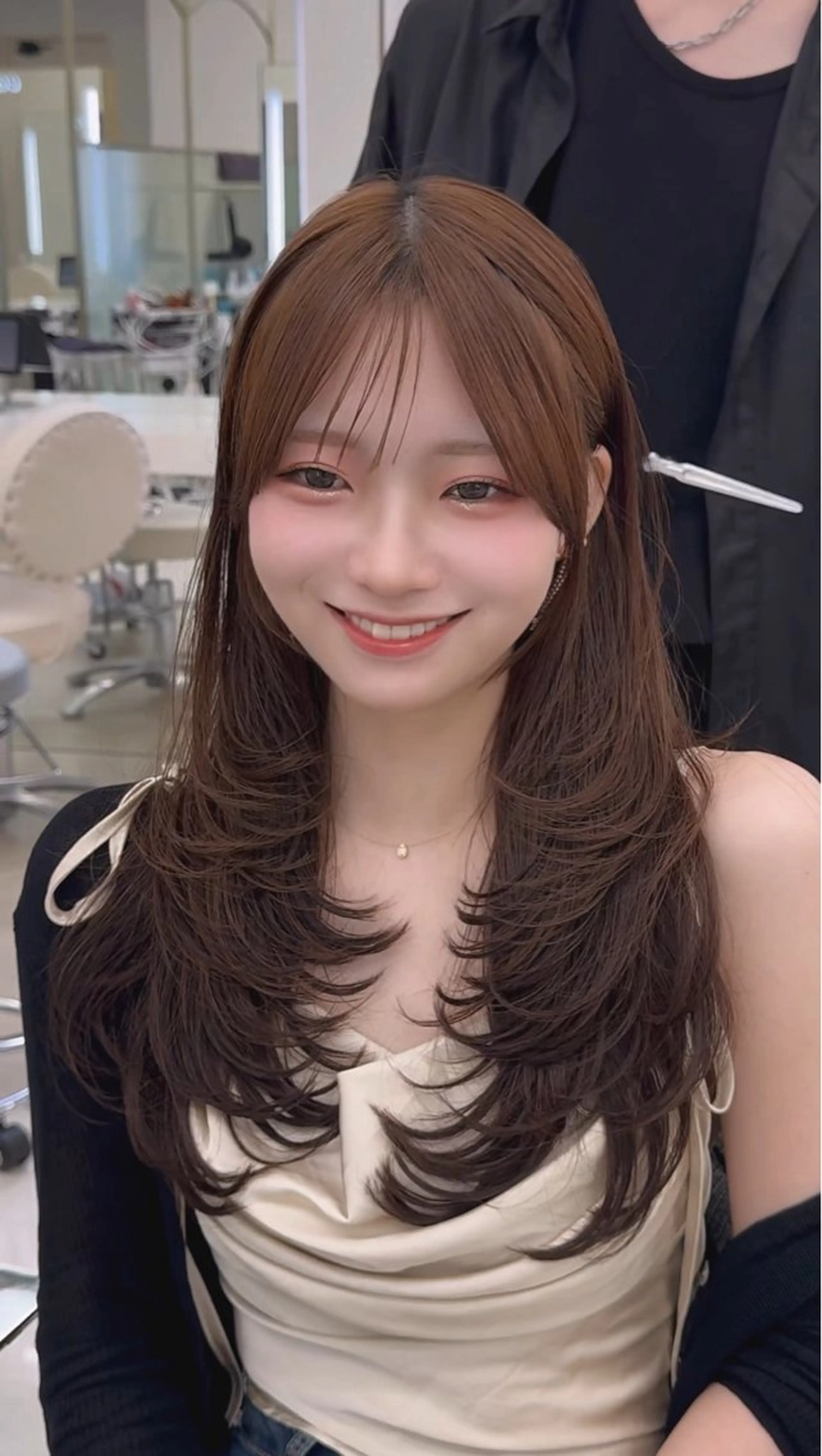 ロング COA GINZA 空也/前髪/顔まわりのヘアスタイル