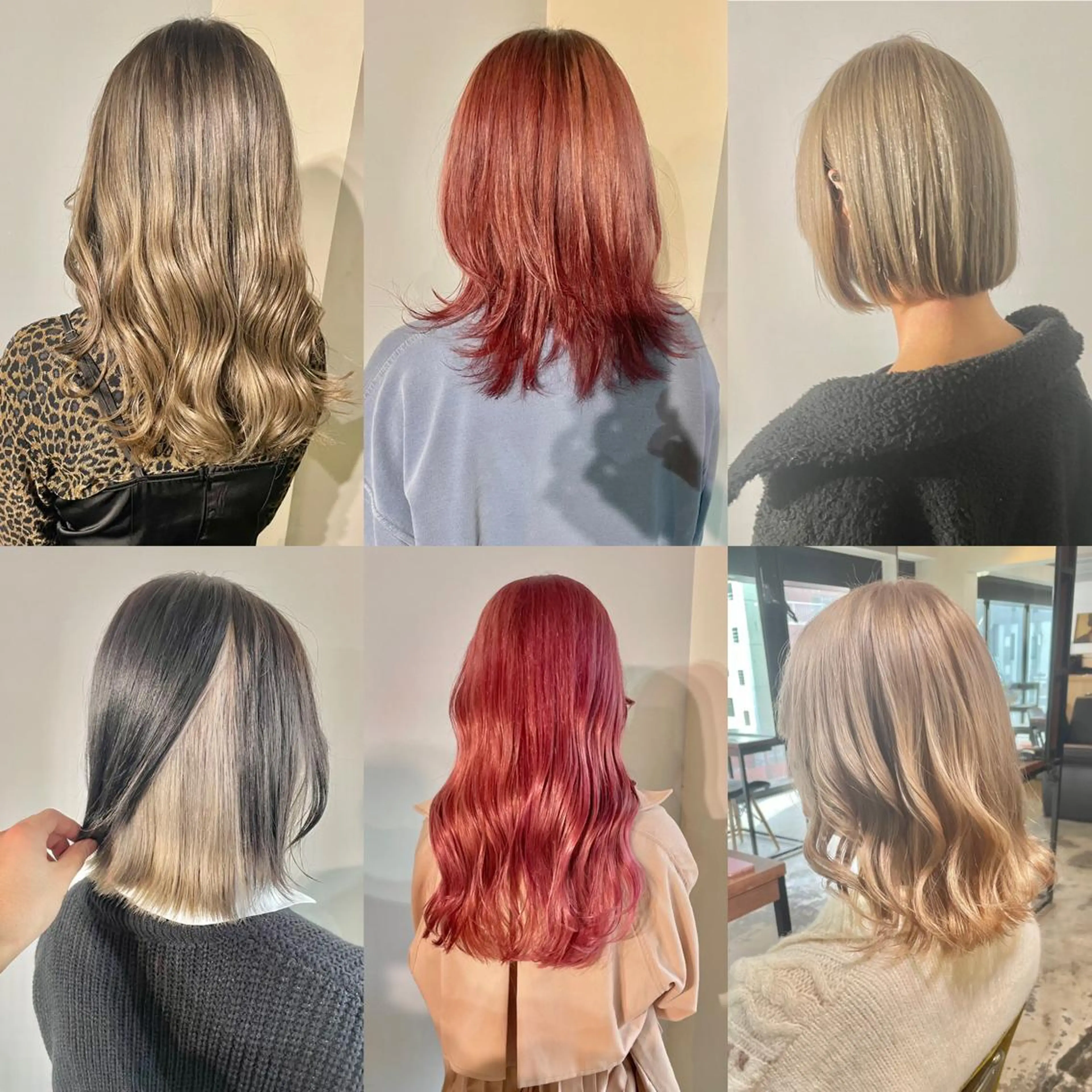 セミロング カラー ベージュカラー インナーカラー ボブ ボブインナー La fith hair ray所属・メンズ/パーマ/ ブリーチ/KAITOのヘアスタイル