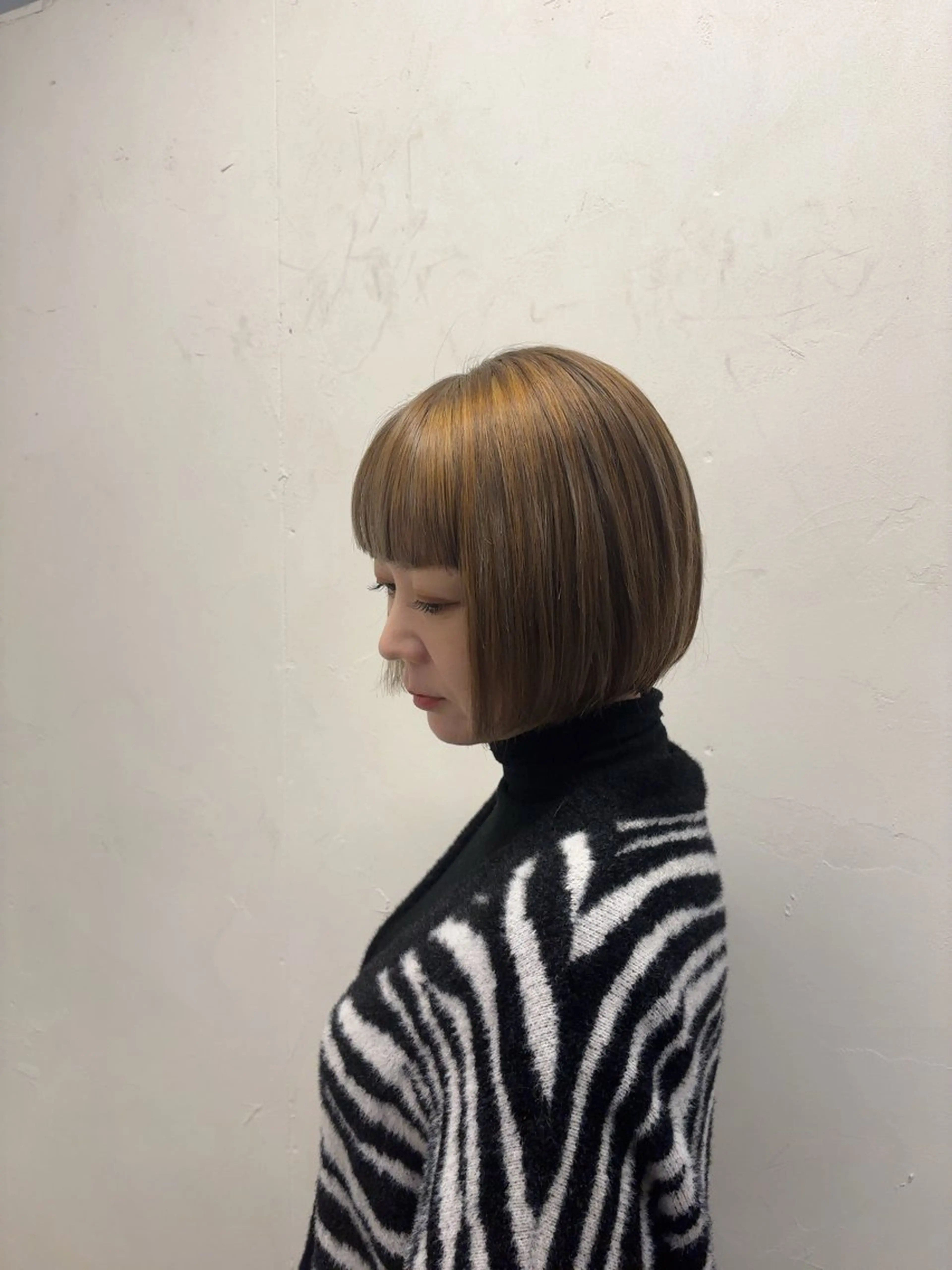 ショート ショートボブ 丸みショート ボブ ショートヘア ヘアカラー オダセイナ /石橋阪大前のヘアスタイル