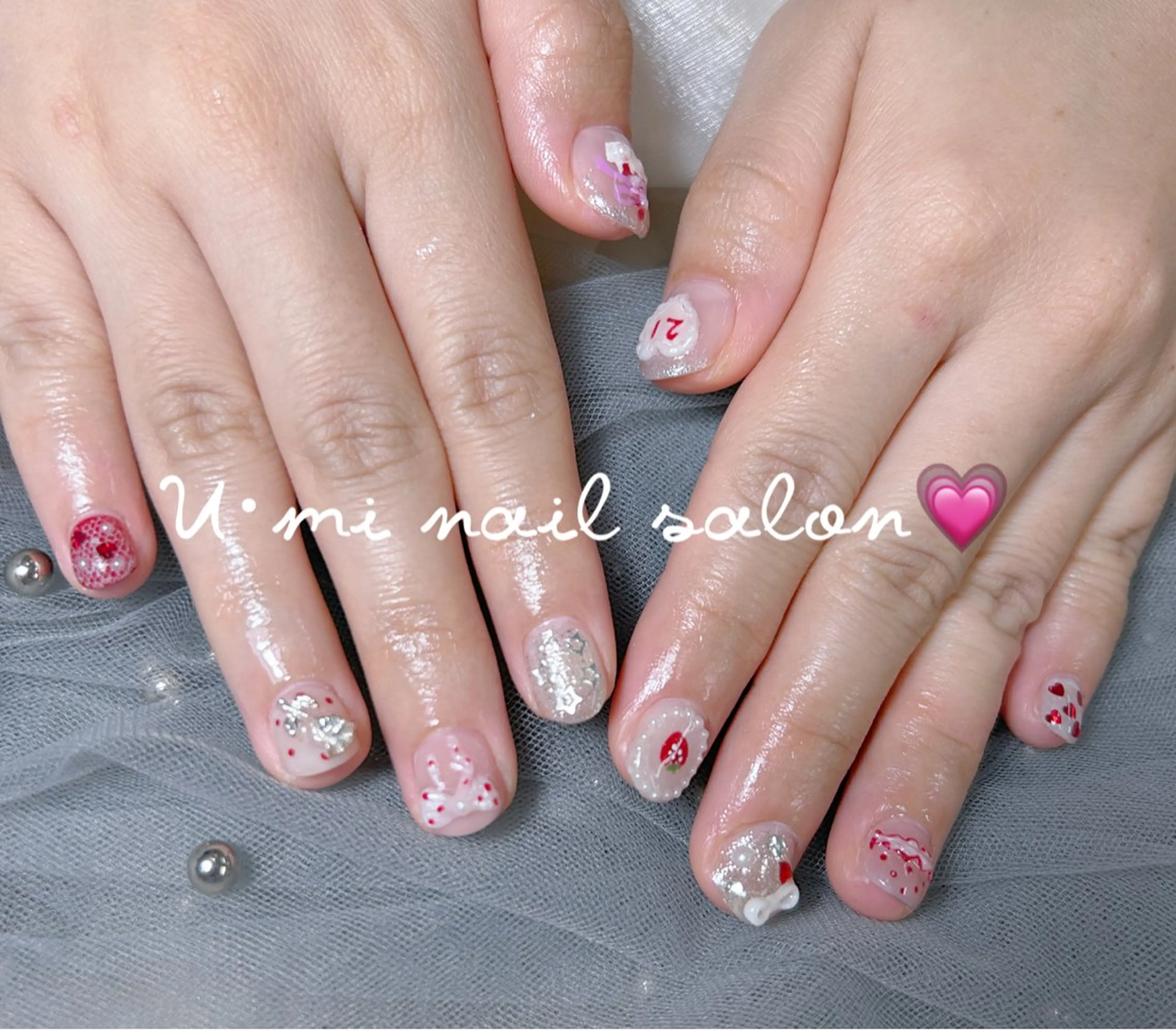 ネイル 持ち込み ハンドネイル U·Mi nail salon所属・U·Mi 上野御徒町容のネイルデザイン