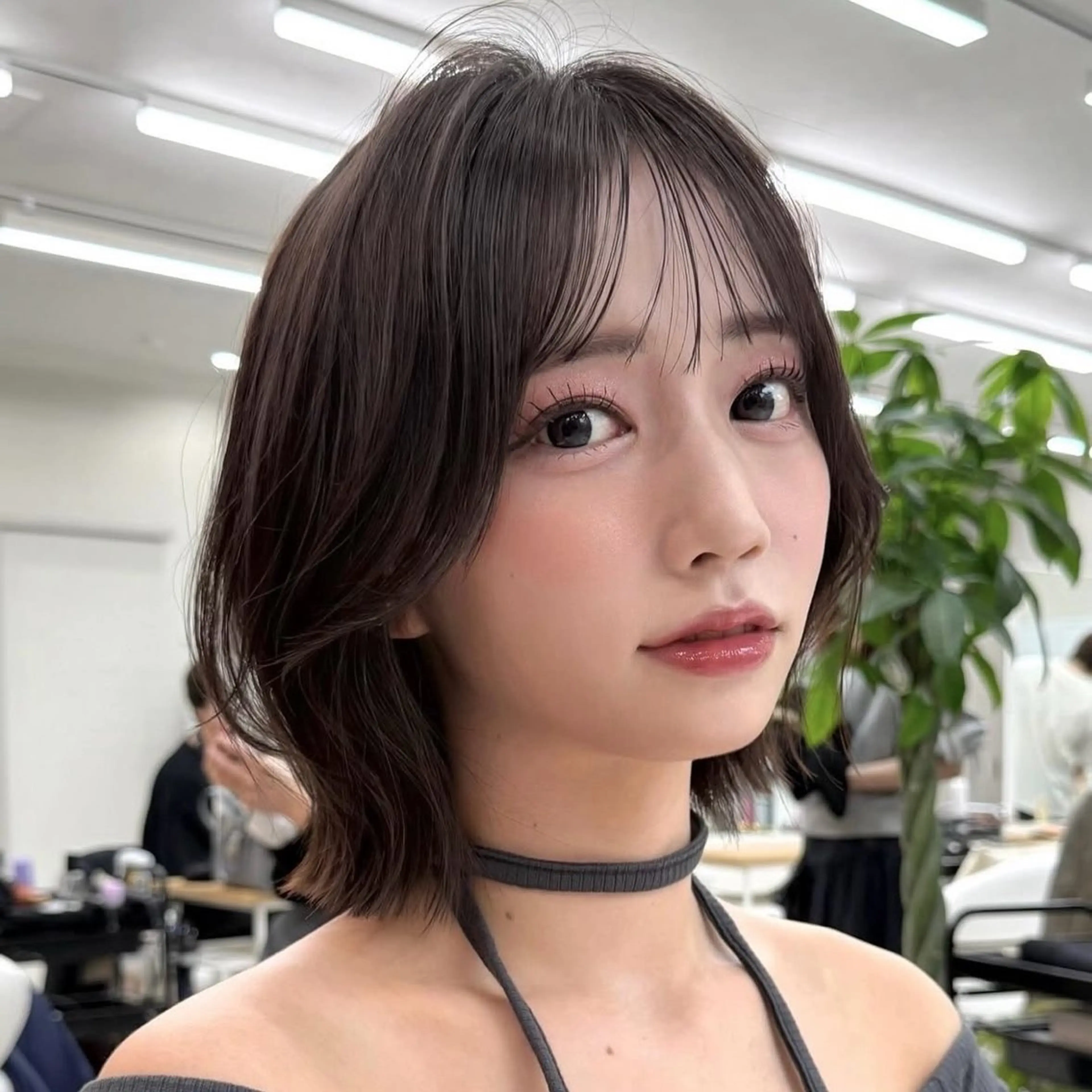 ショート ボブレイヤー ボブ レイヤーカット 似合わせカット トリートメント manami/ レイヤー/小顔カットのヘアスタイル