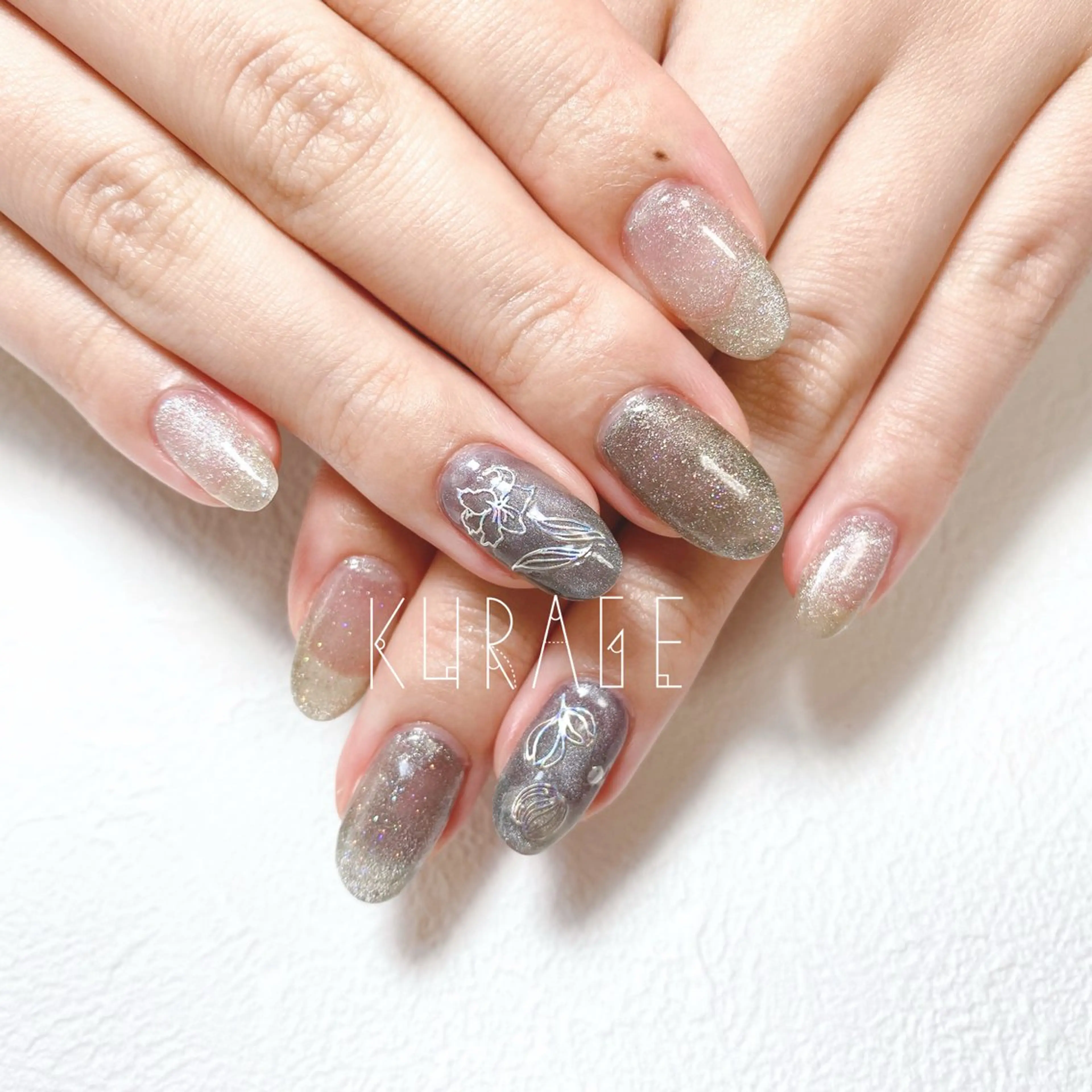 ネイル ハンドネイル private salon 海月のネイルデザイン