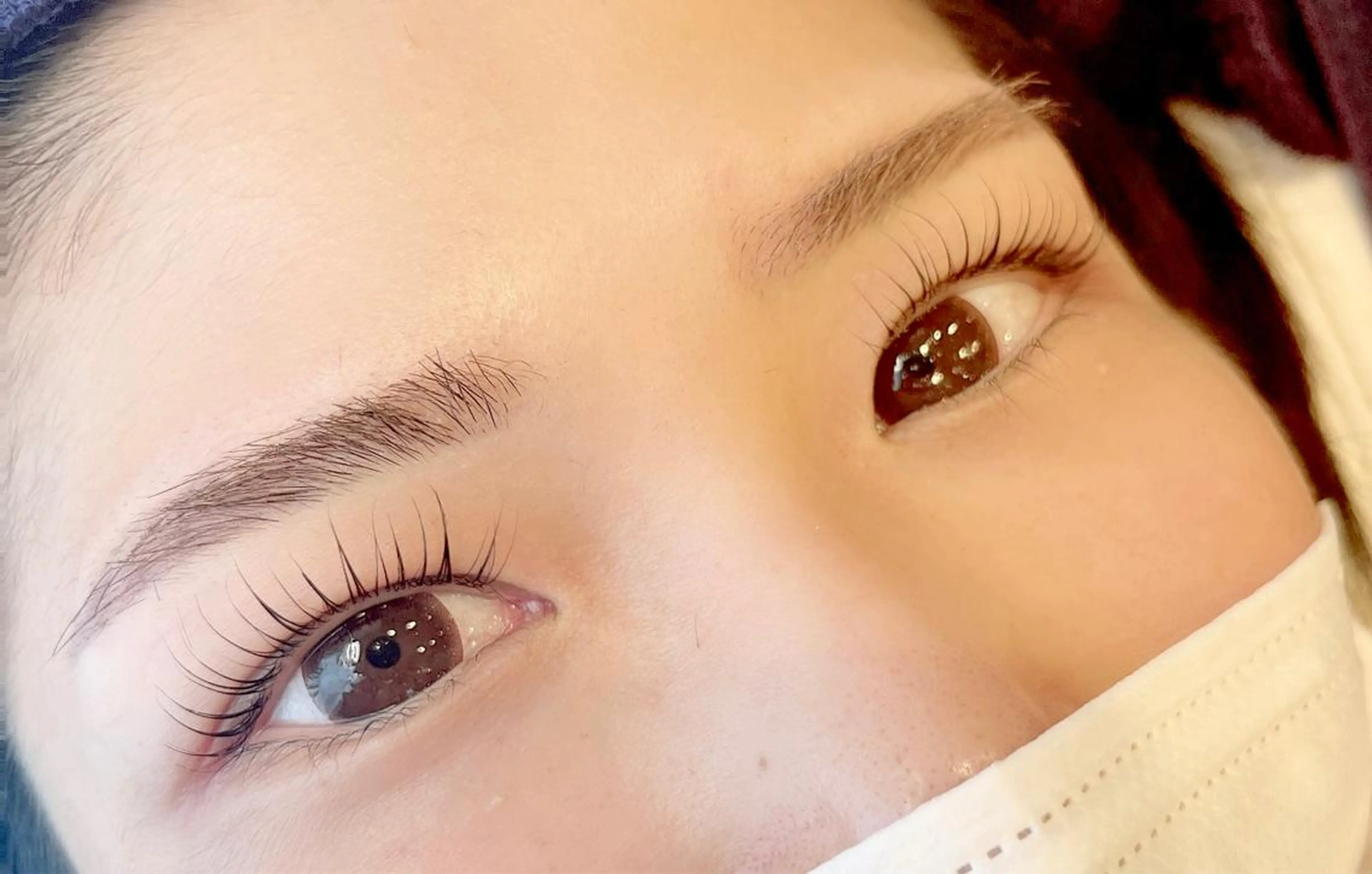 パーマ マツエク・マツパ アイブロウ 一重×まつ毛パーマ 東野ゆい🌼 eyelashのマツエク・マツパデザイン